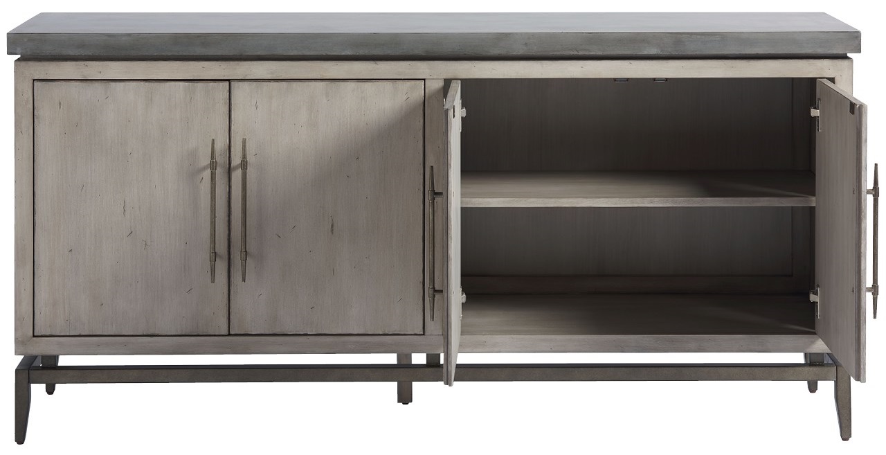 Sebastian TV Entertainment Console Stand w/4 Doors