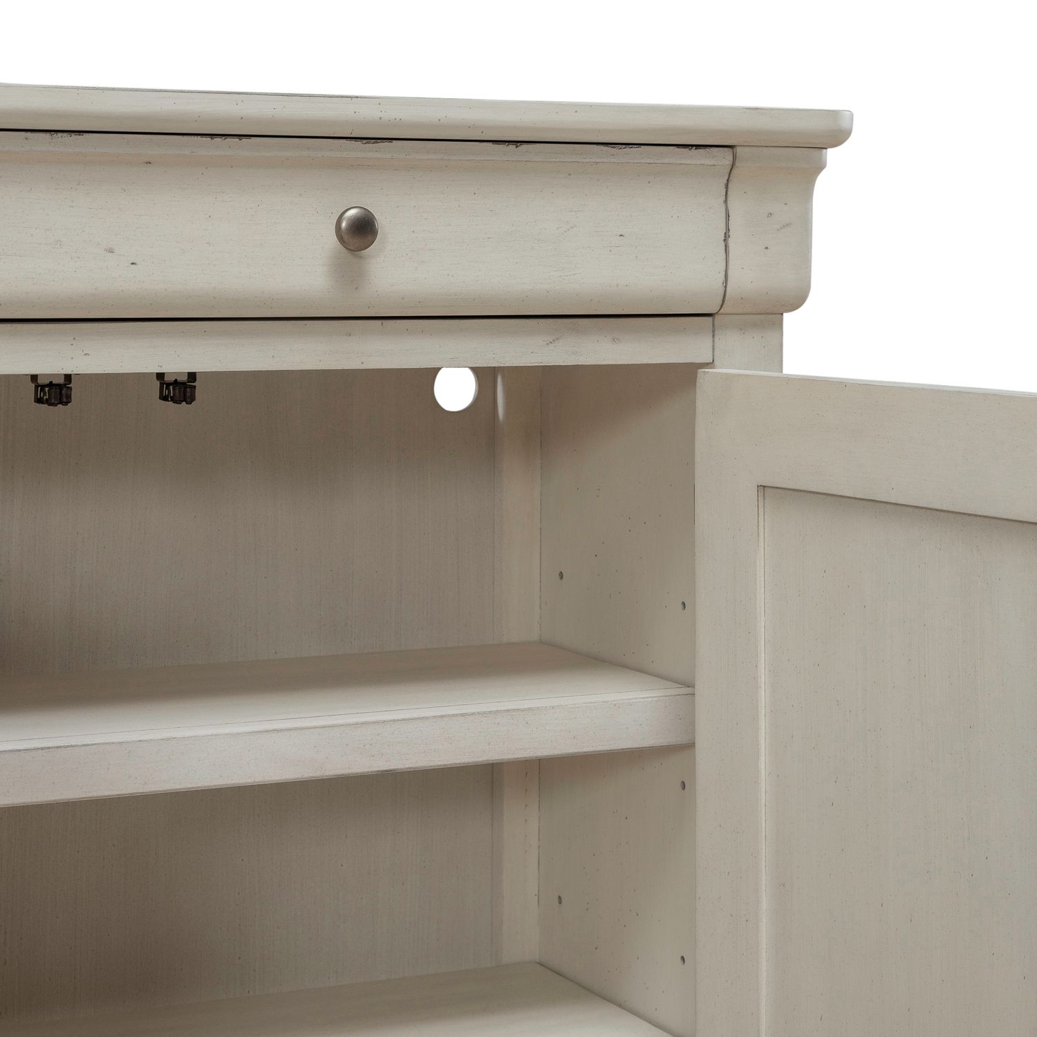 Morrow Bay Wood 4-Door 3-Drawer Hall Buffet