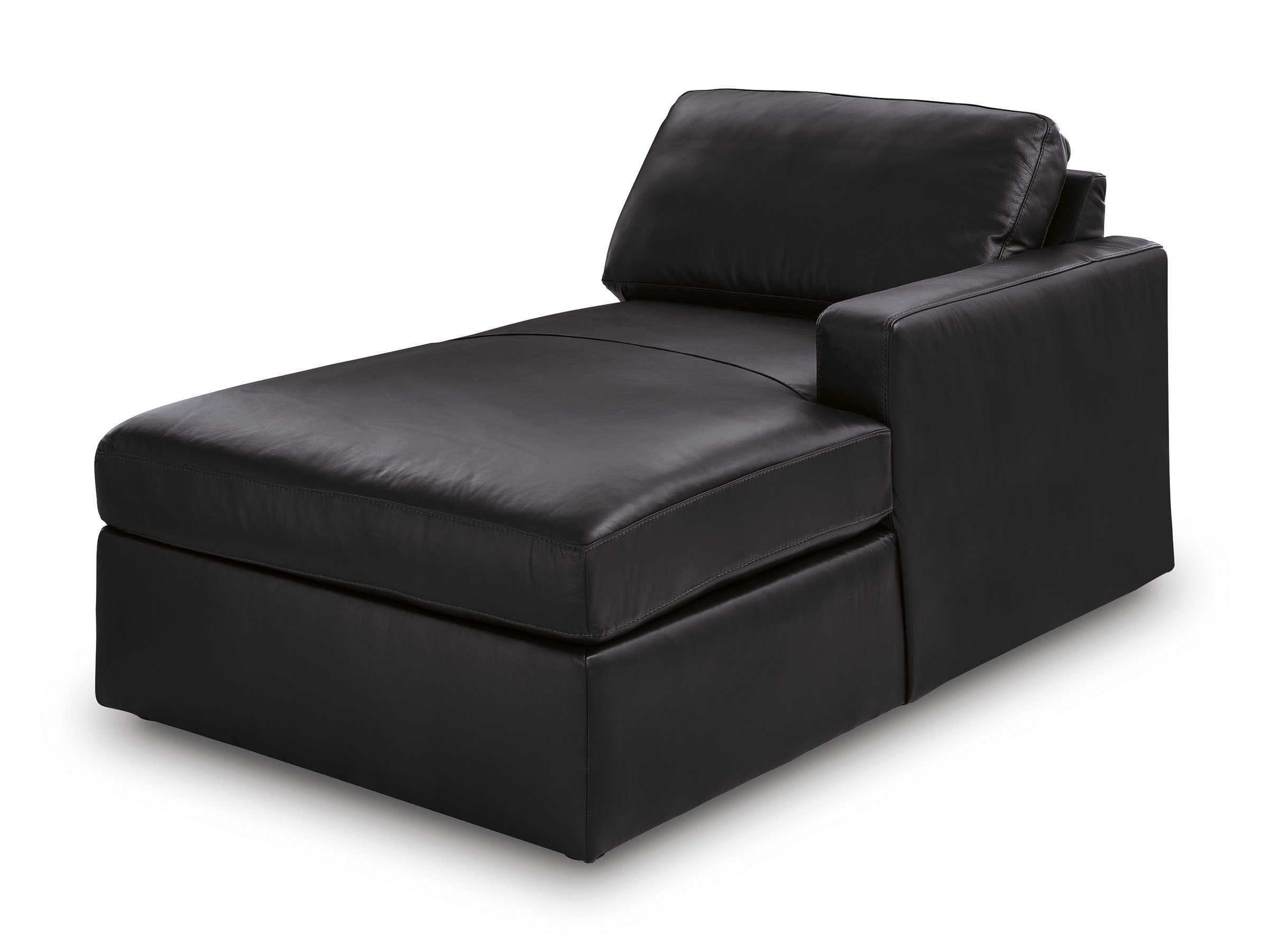 ModMax II U-Shaped Leather 4-Piece Double Chaise Sectional