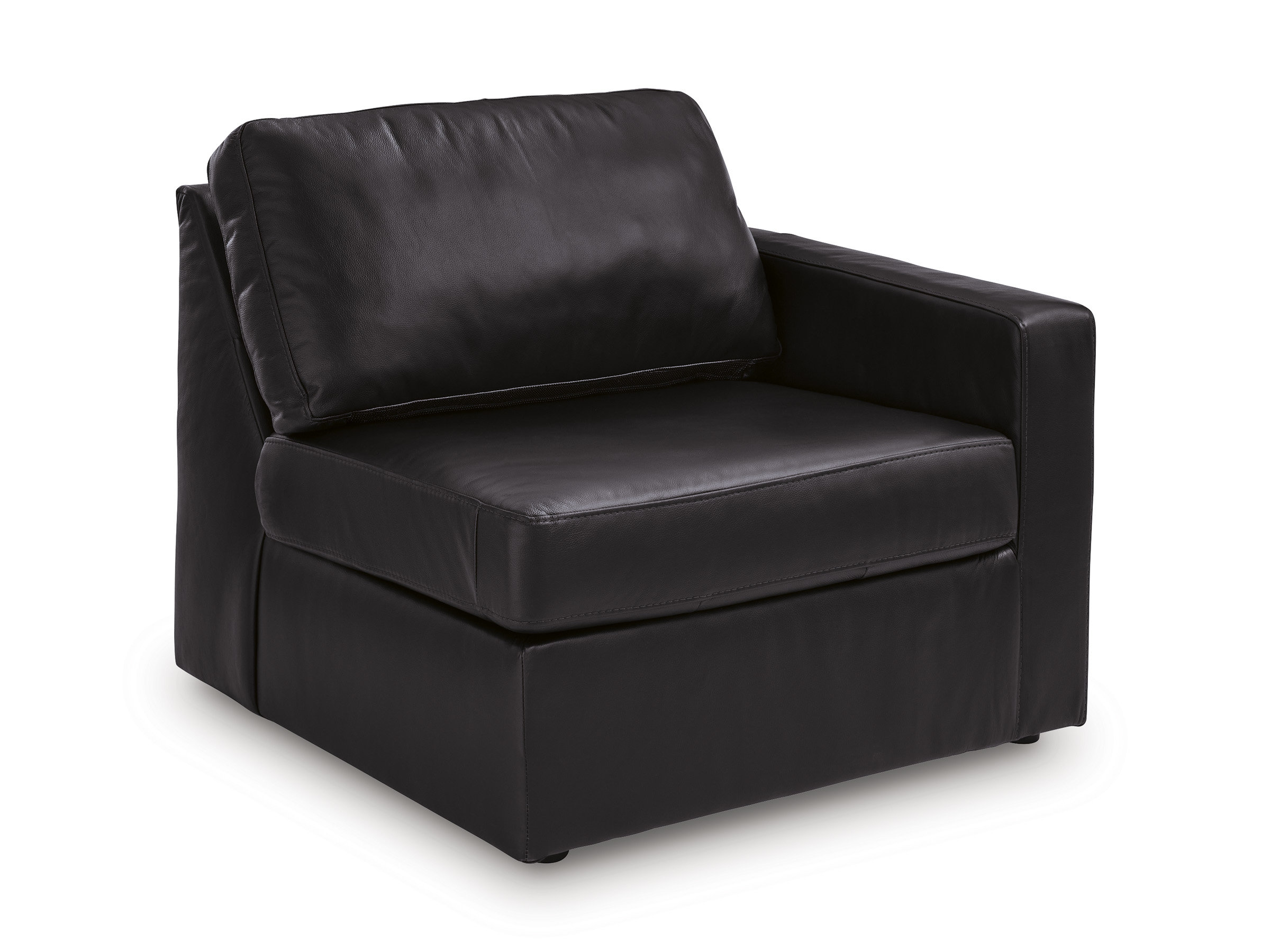 ModMax II U-Shaped Leather 8-Piece Sectional with Chaise & Storage Consoles