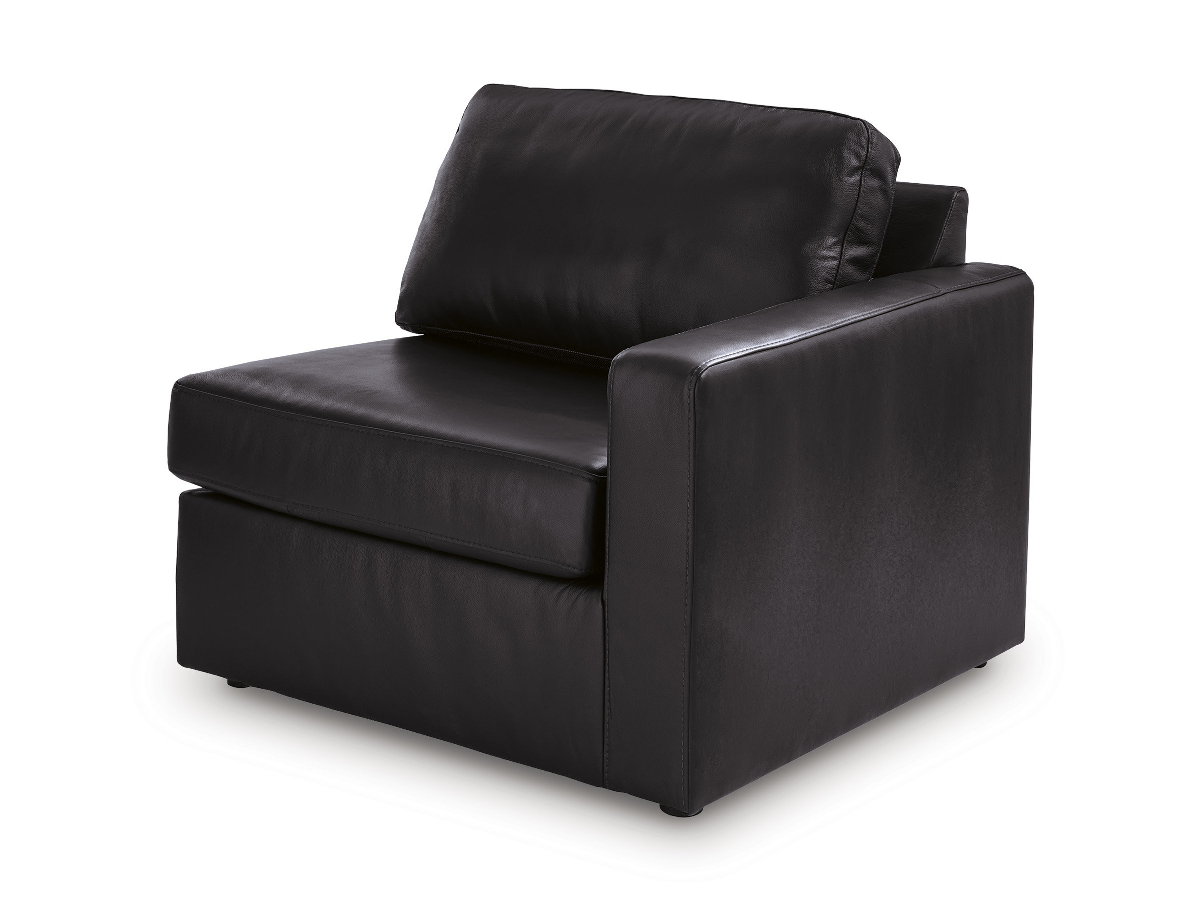 ModMax II U-Shaped Leather 8-Piece Sectional with Chaise & Storage Consoles