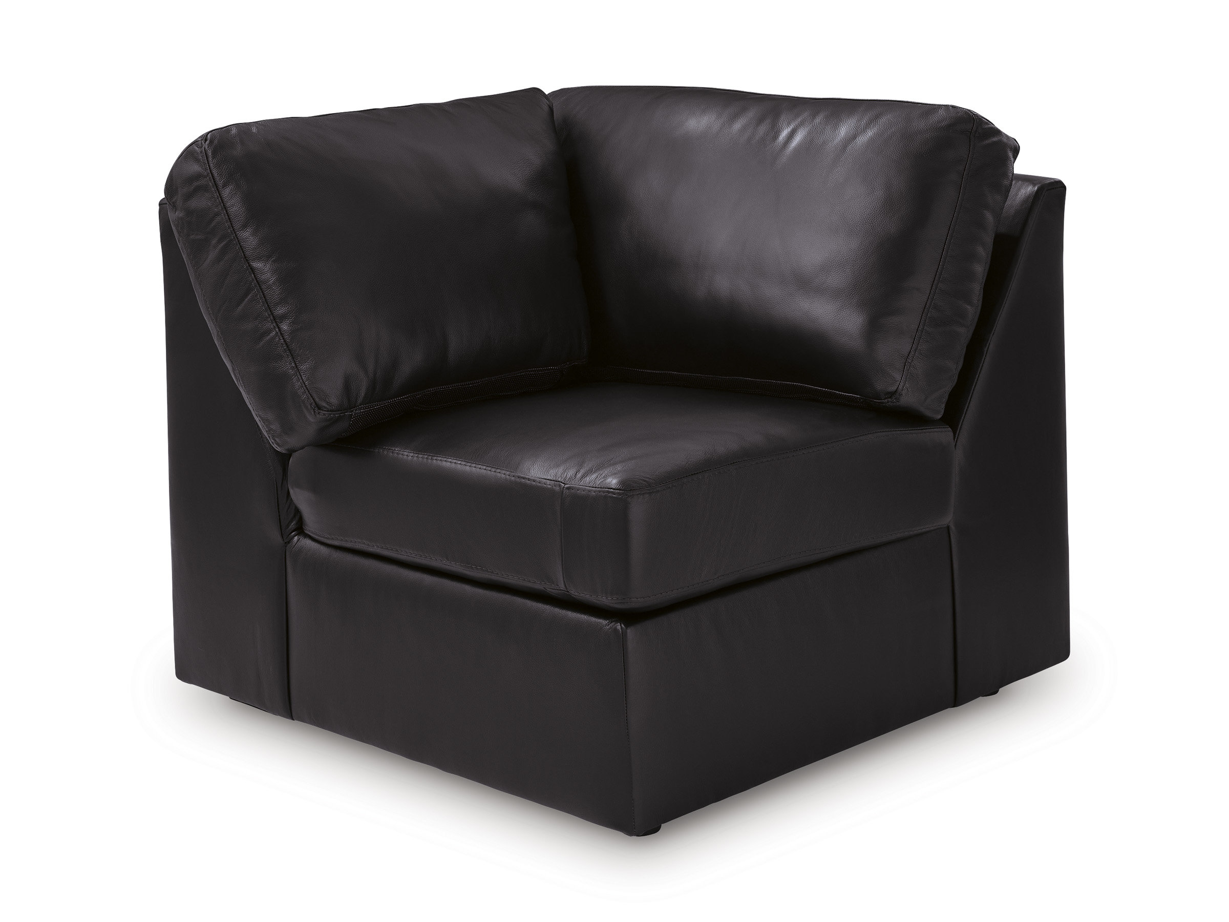 ModMax II U-Shaped Leather 8-Piece Sectional with Chaise & Storage Consoles