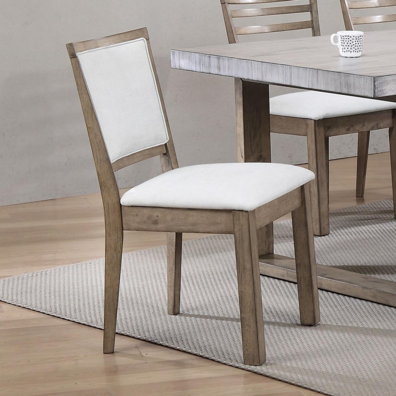 Paulina Leatherette/Wood Dining Chair