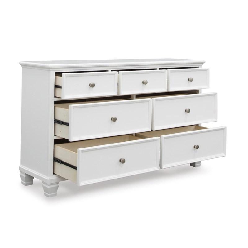 SM Fortman Wood 7-Drawer Dresser
