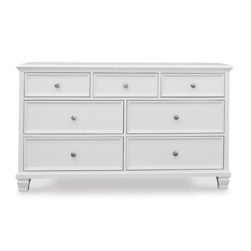 SM Fortman Wood 7-Drawer Dresser
