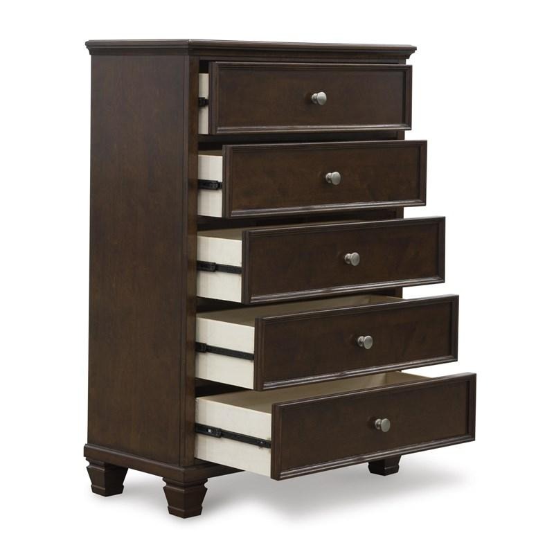 SM Danabrin Wood Chest w/5 Drawers