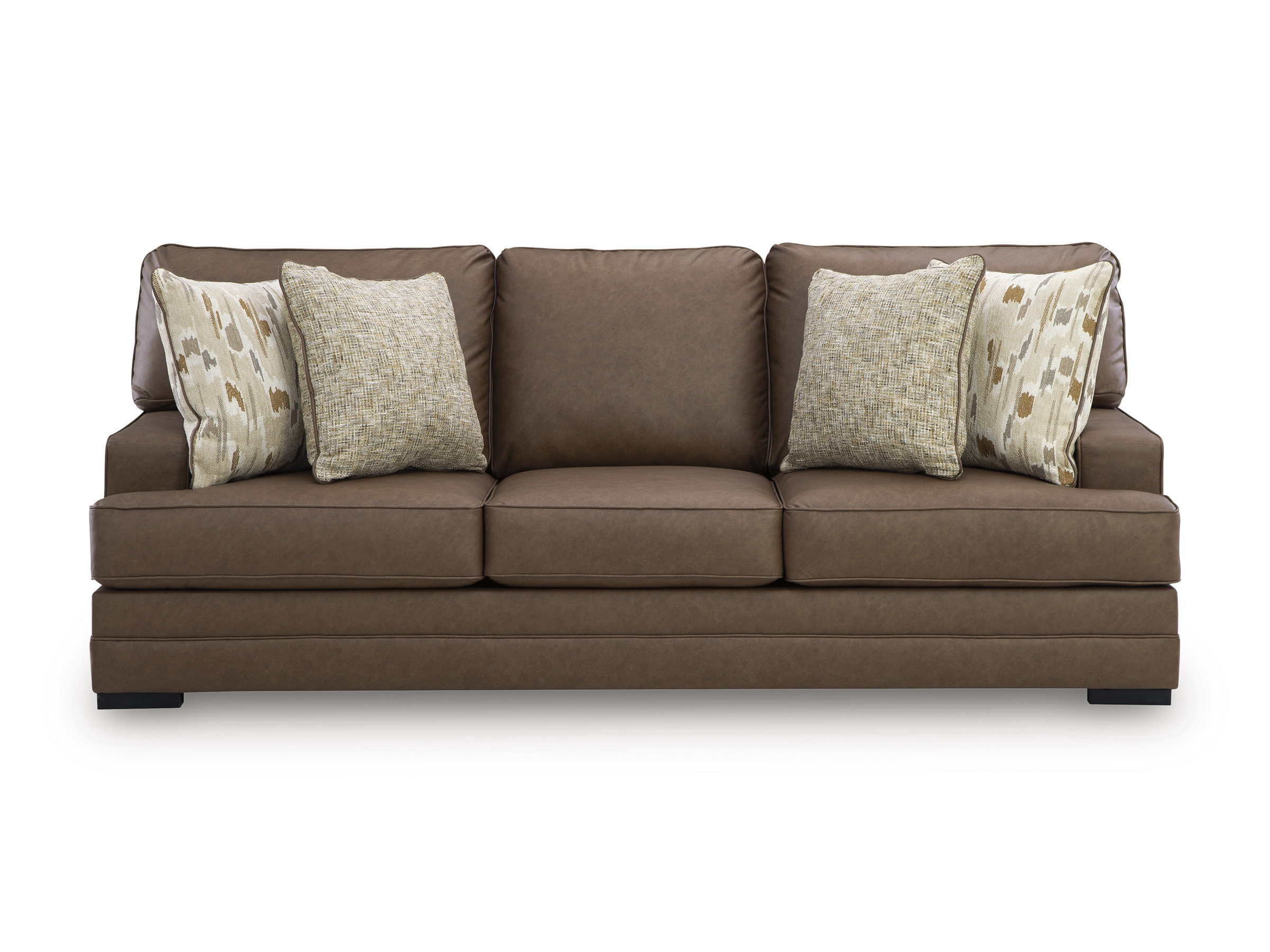 VillaCourt Faux Leather Sofa