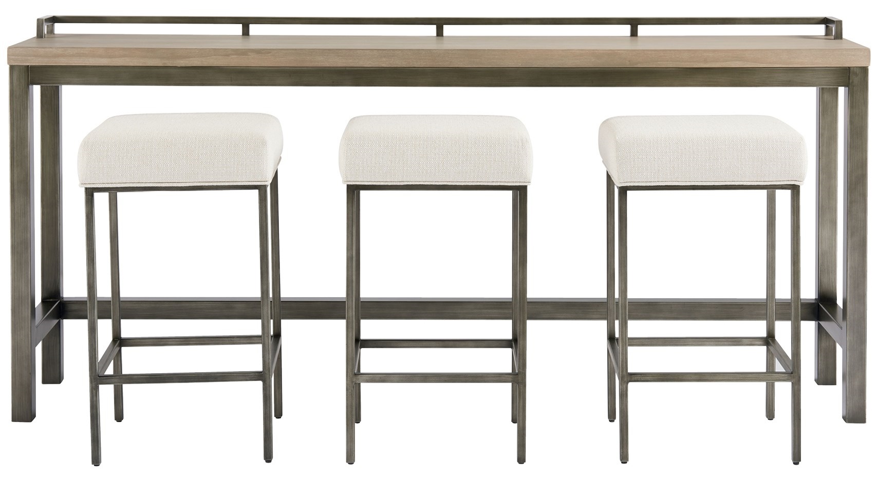 Mitchell Console Table with 3 Stools - Thumbnail 3