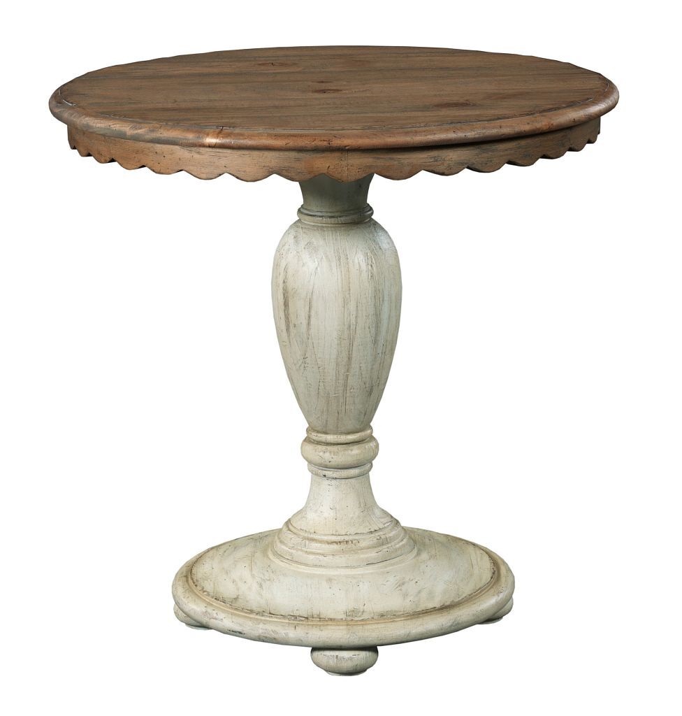 Weatherford Bolton Round Wood Cocktail Table Set