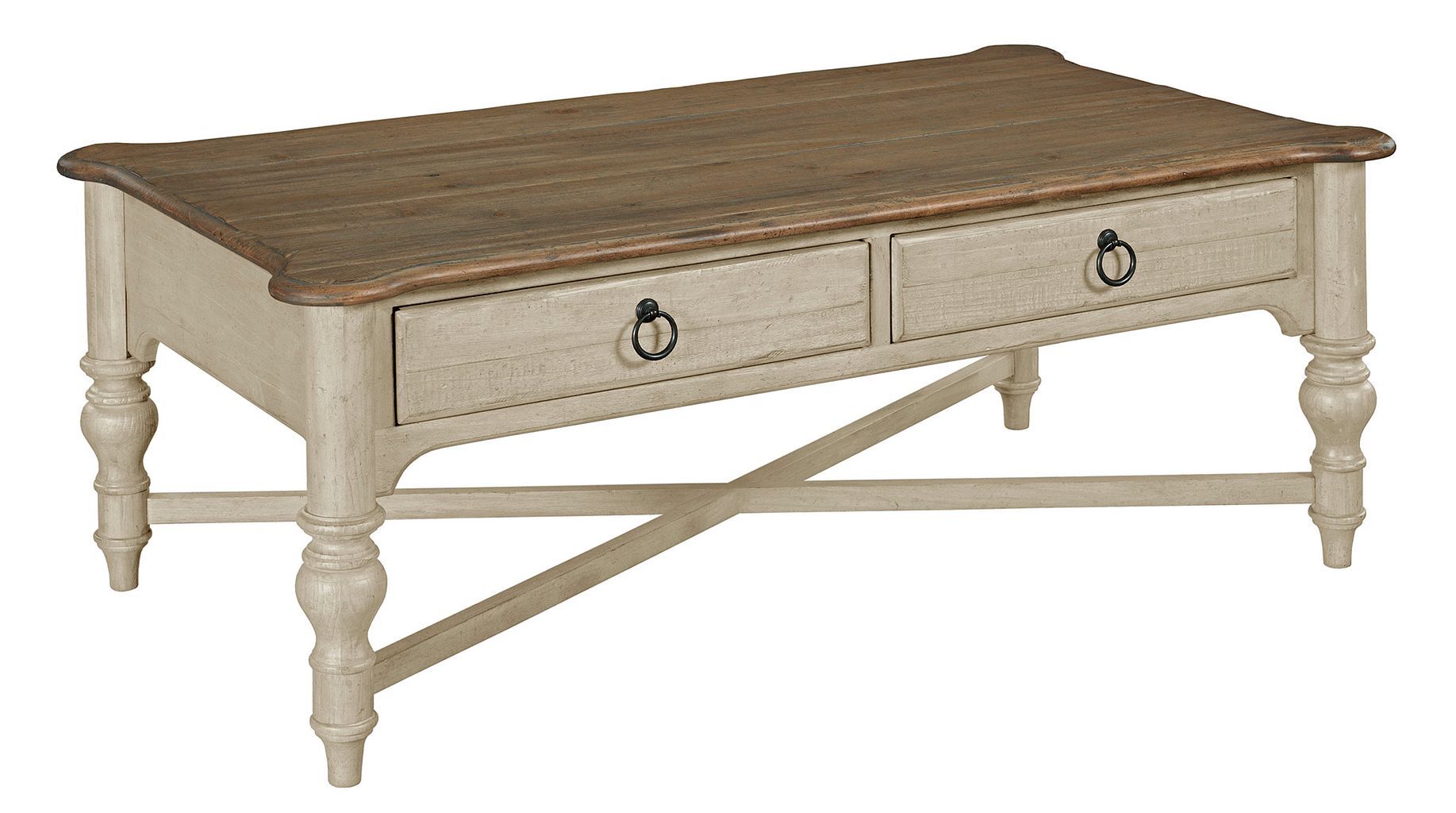 Weatherford Rectangular Wood Cocktail Table Set