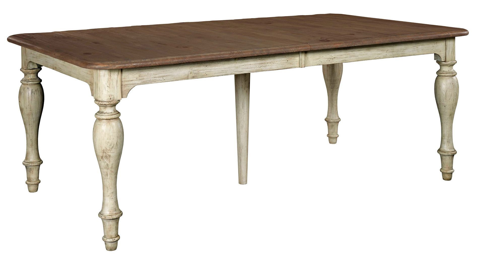 Weatherford Canterbury Rectangular Wood Extendable Dining Table