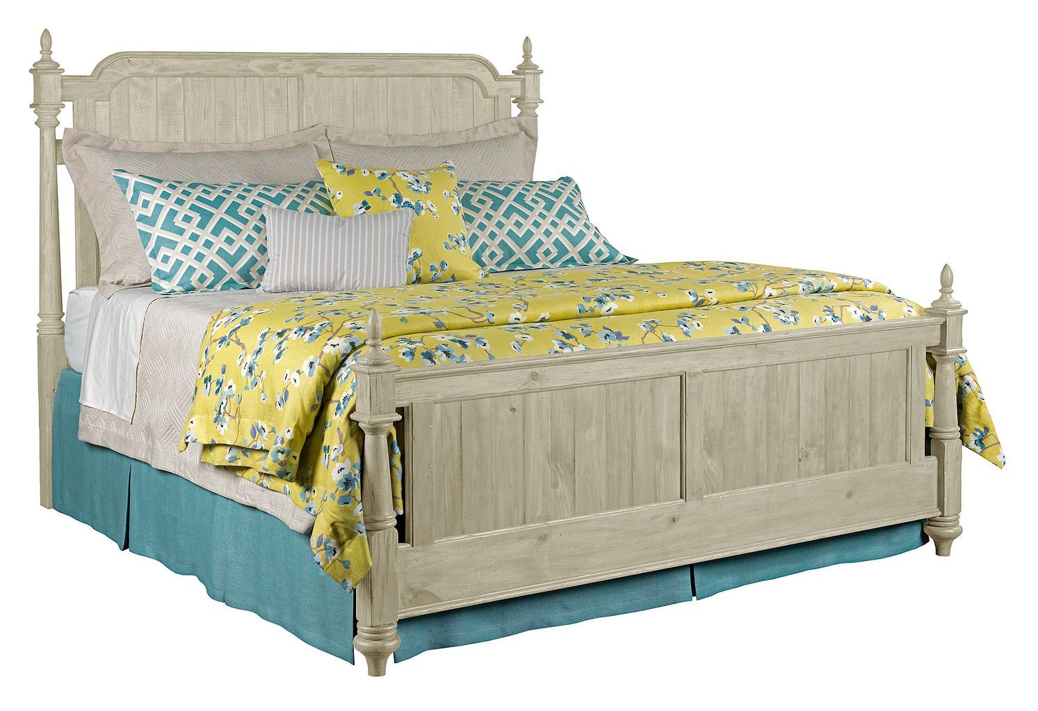 Weatherford Westland Wood Panel Bedroom Set
