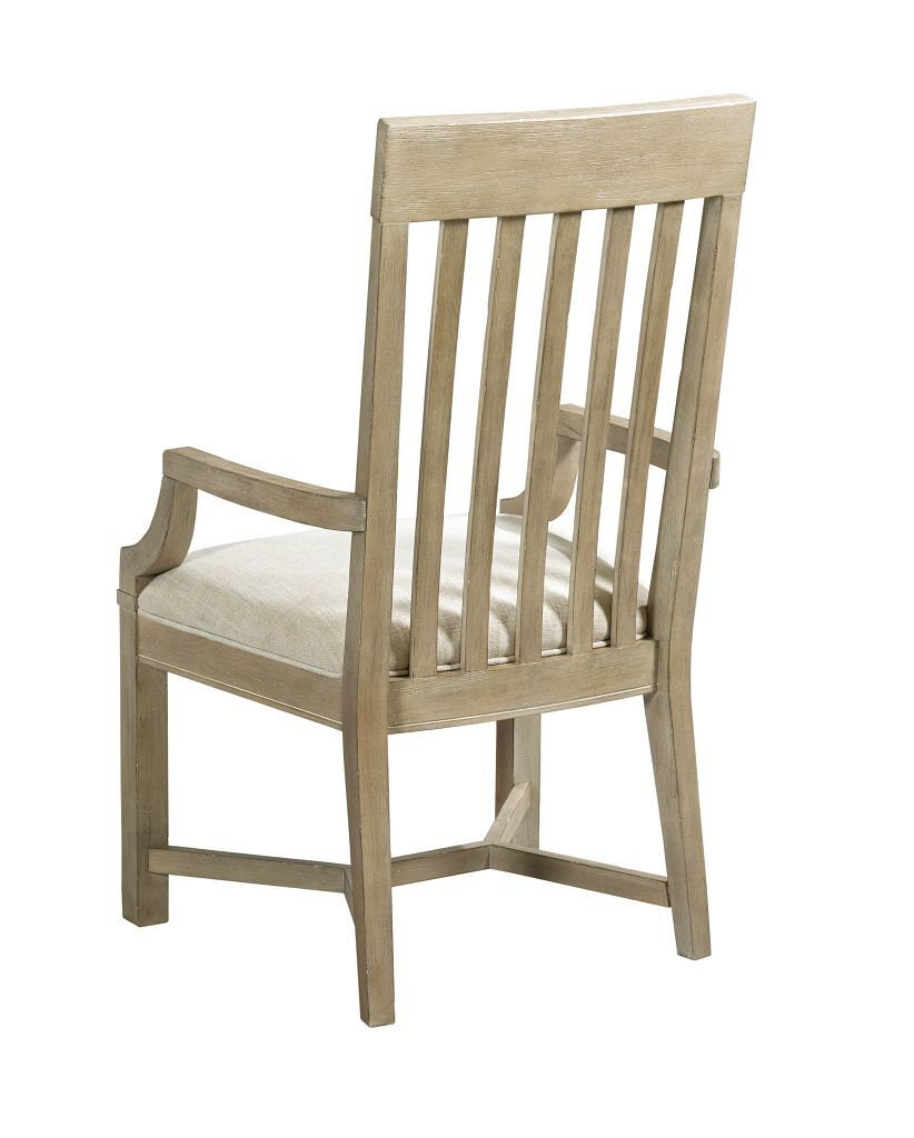 Litchfield James Fabric/Wood Arm Chair