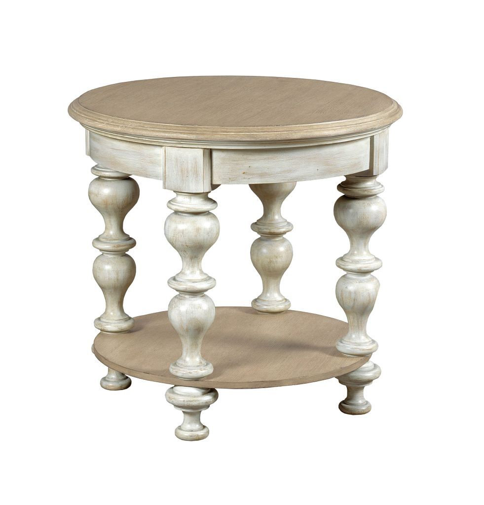 Litchfield Blakeney Round Wood Coffee Table Set