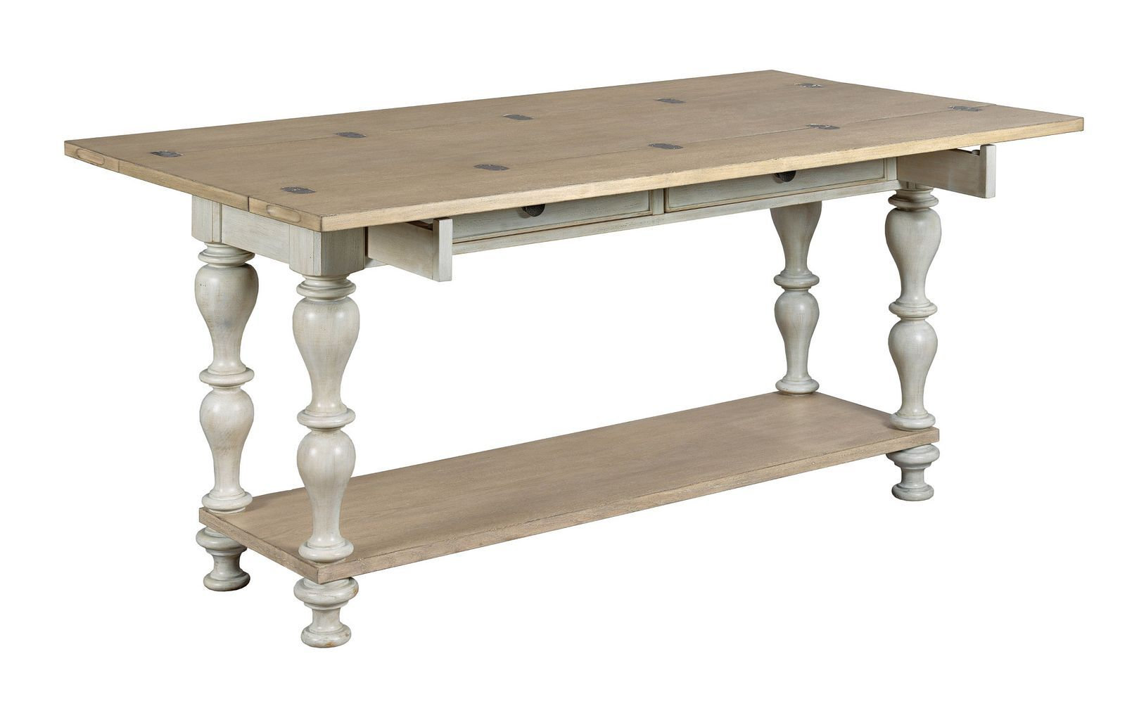 Litchfield Blakeney Round Wood Coffee Table Set