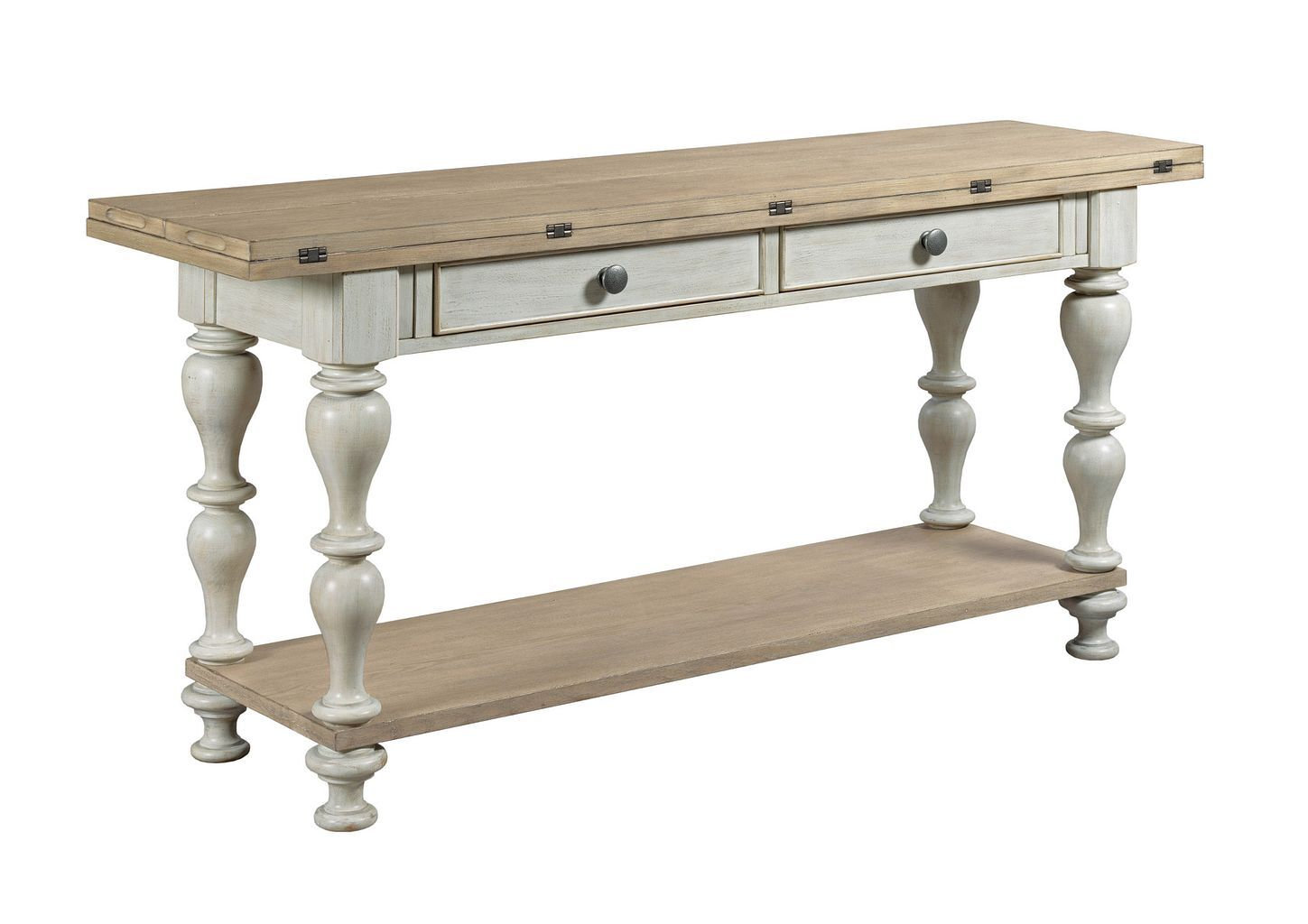 Litchfield Blakeney Round Wood Coffee Table Set