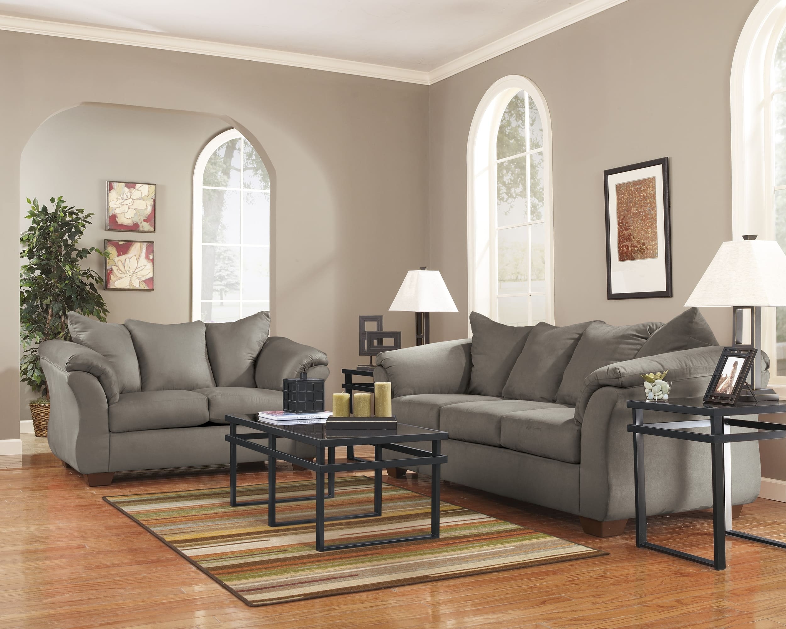 Darcy Polyester Loveseat