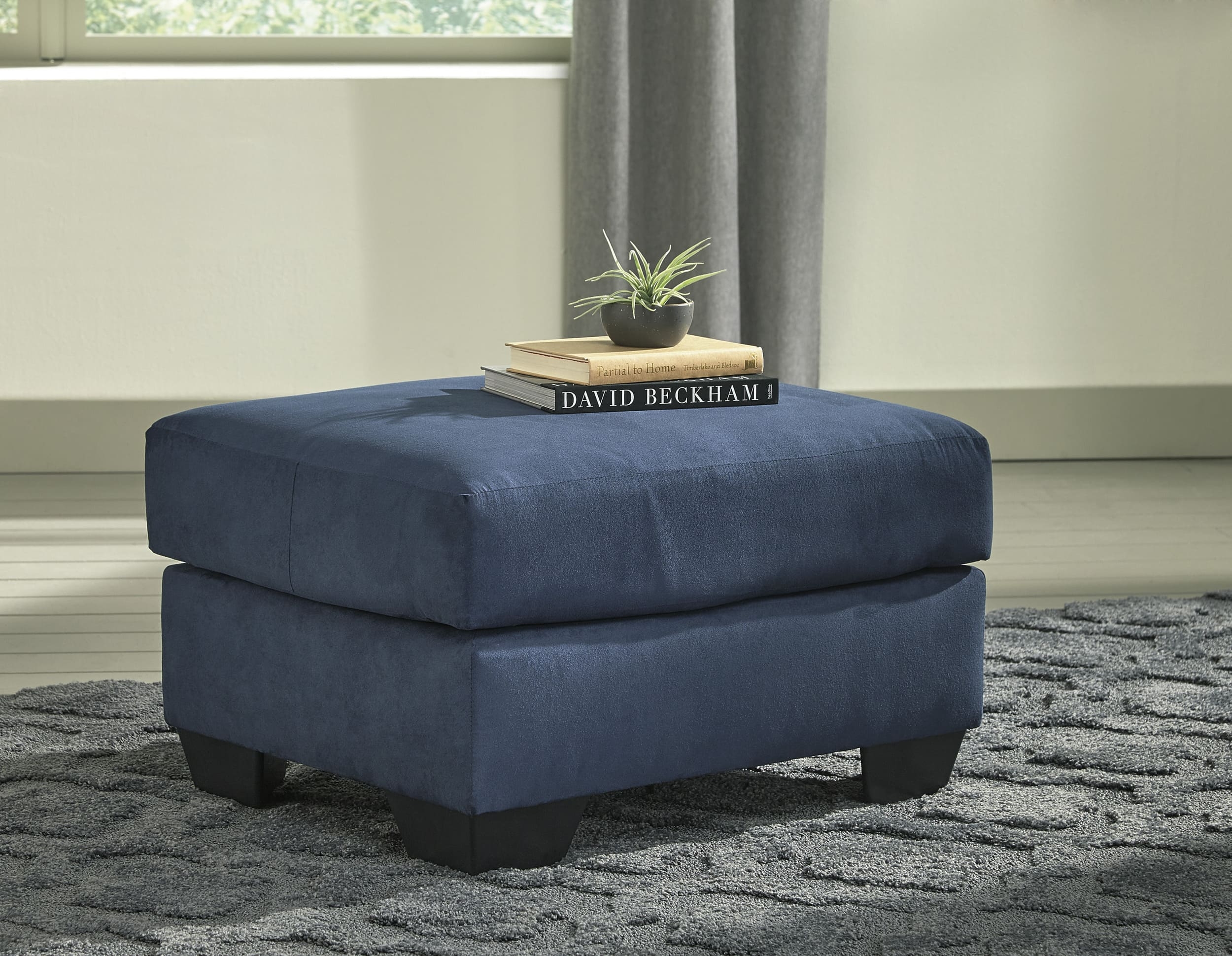 Darcy Polyester Ottoman