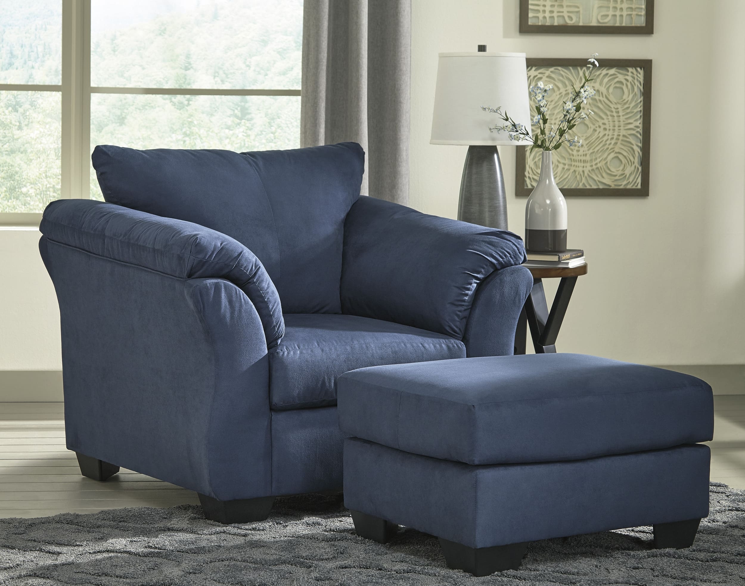 Ashley Darcy Chair And Ottoman