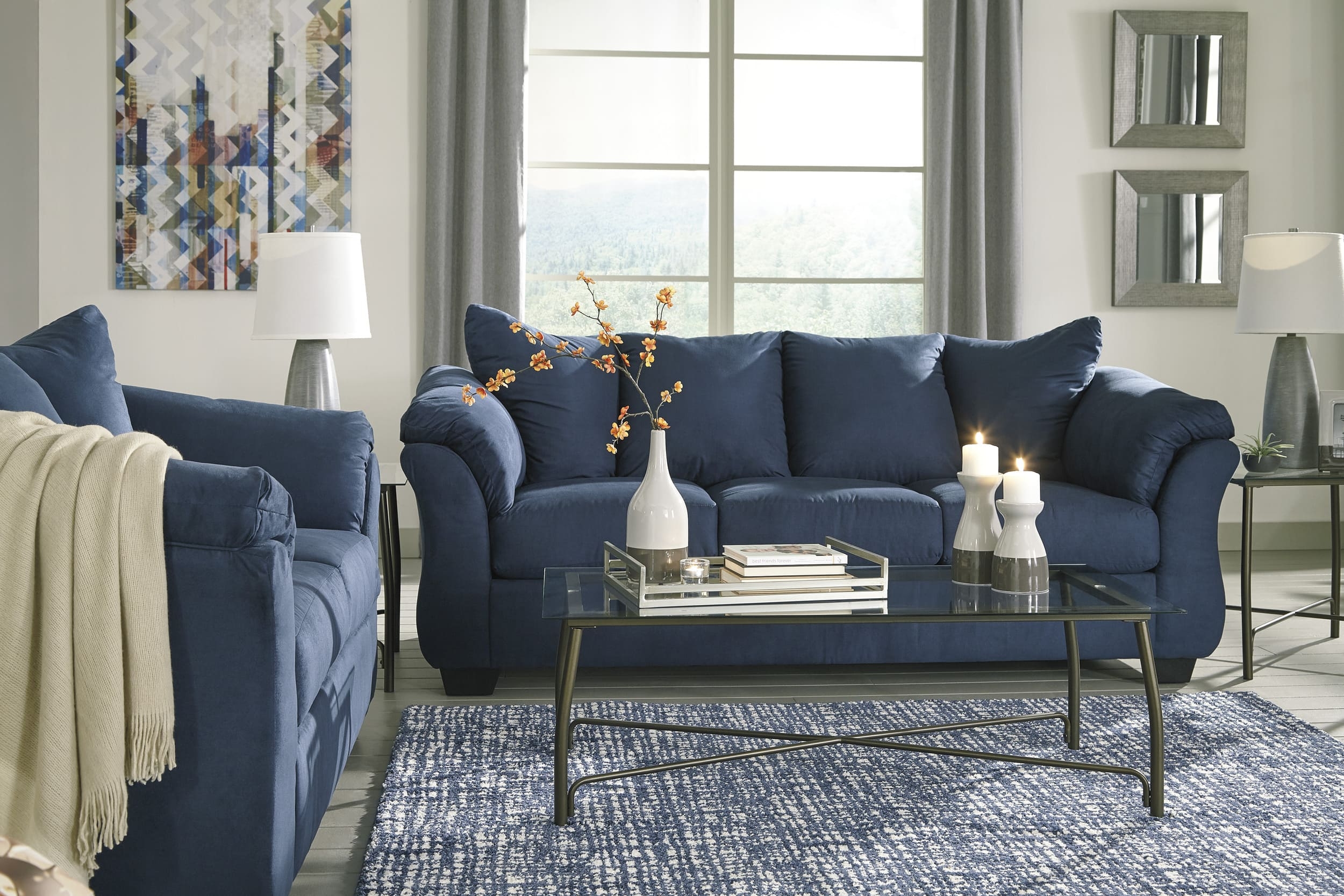 Darcy Polyester Full Sofa Sleeper