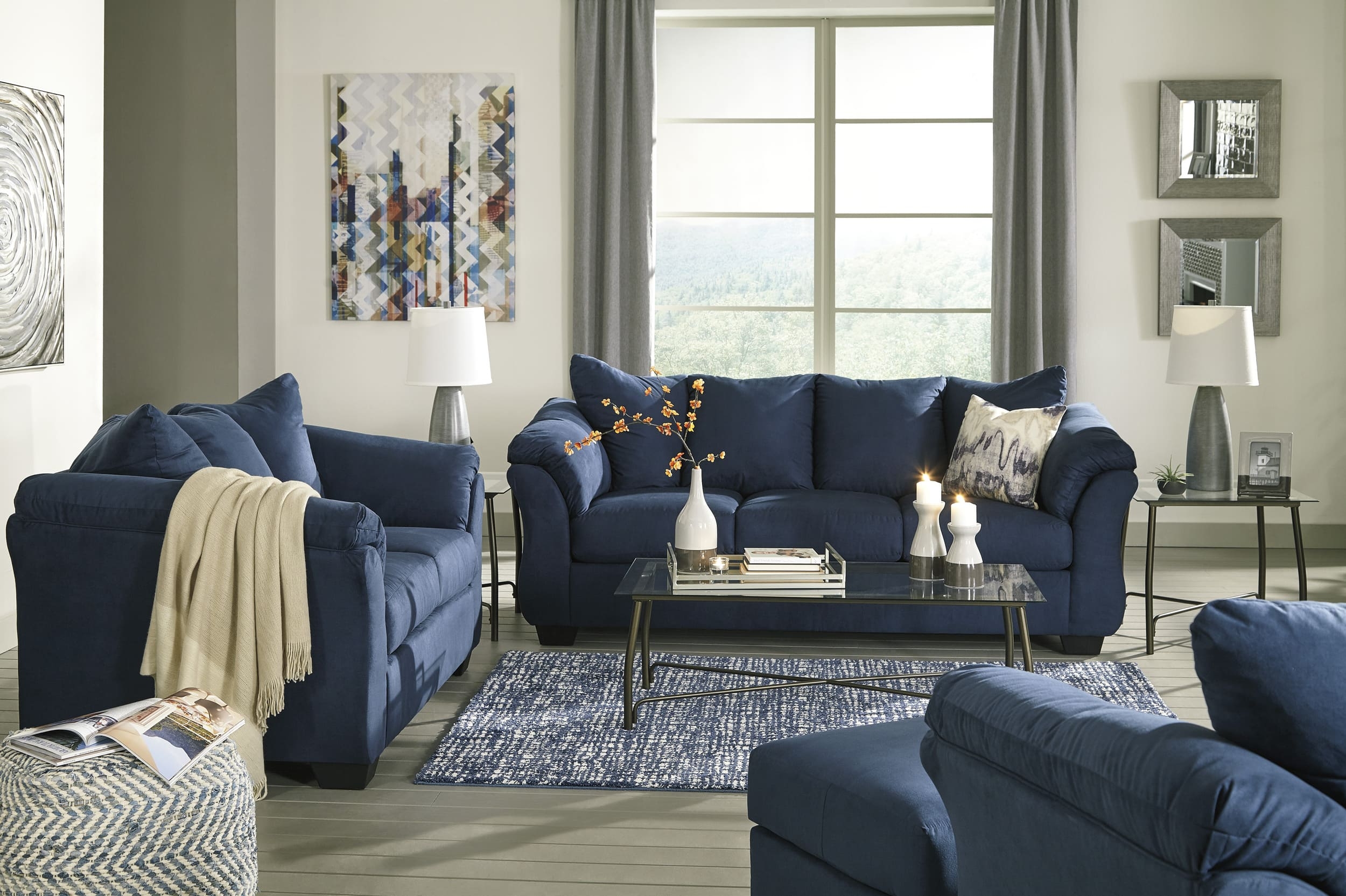 Ashley Darcy Polyester Living Room Set