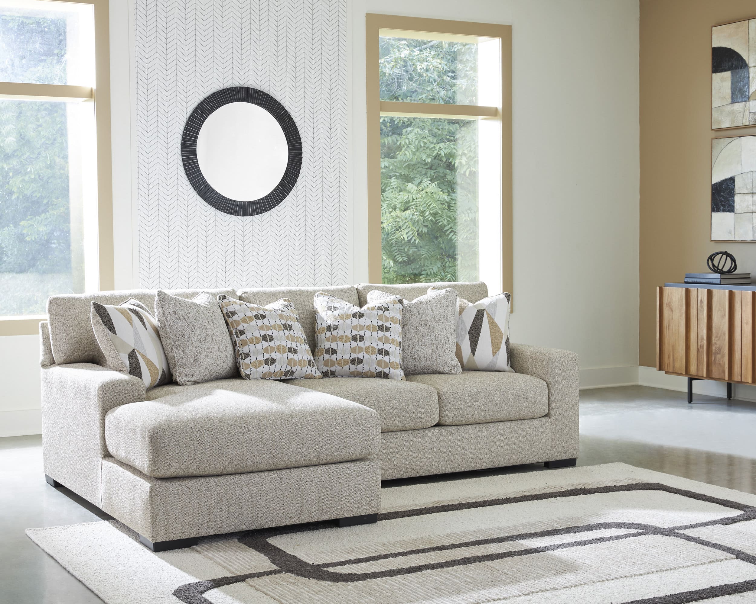 Laurelgrove Polyester 2-Piece Sofa Chaise