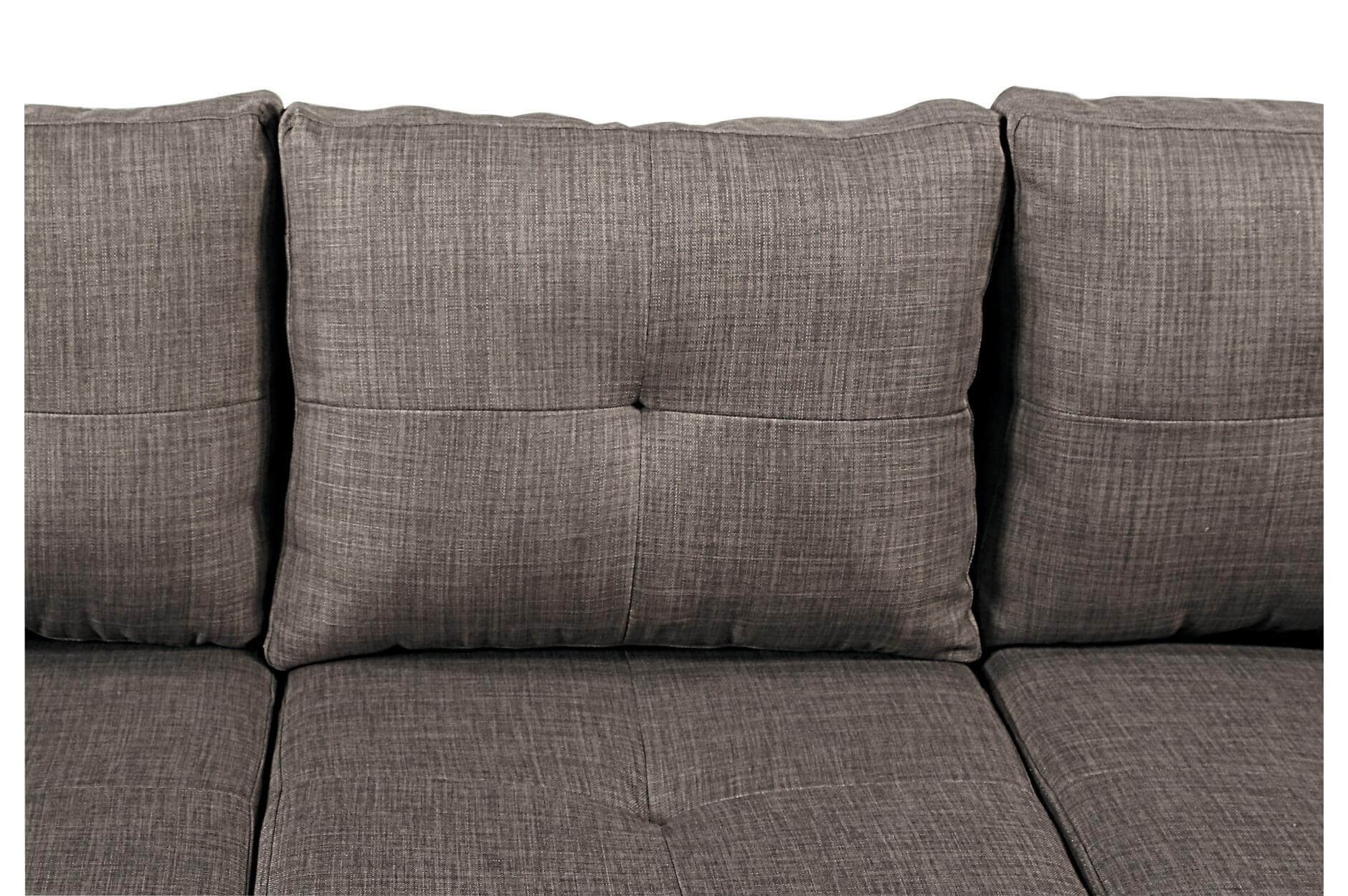 Phelps Polyester Fabric/Wood Sectional Sofa