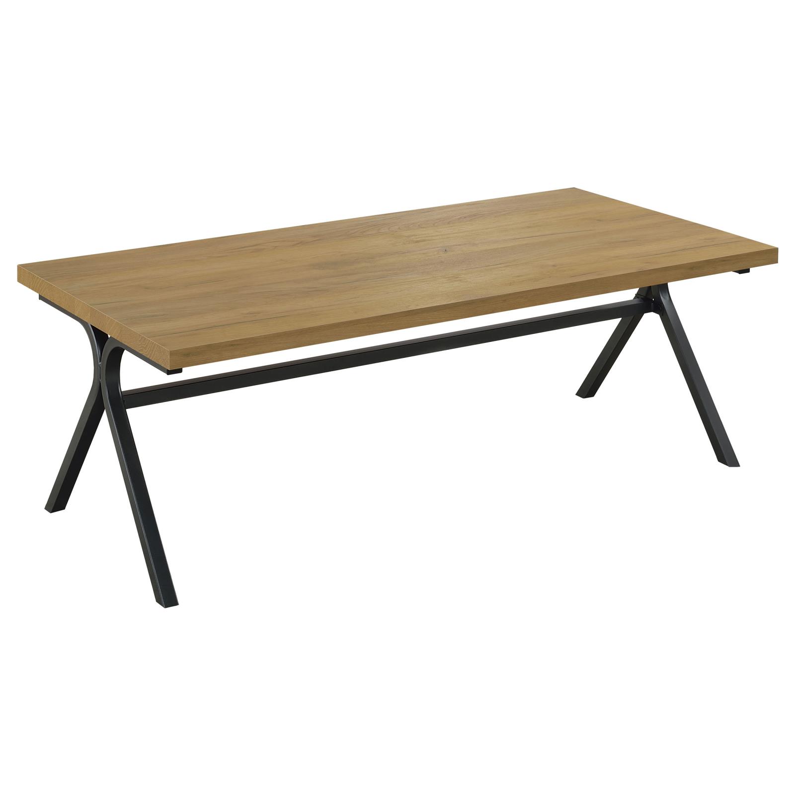 Colmar Wood Veneer 3-piece Trestle Occasional Table Set