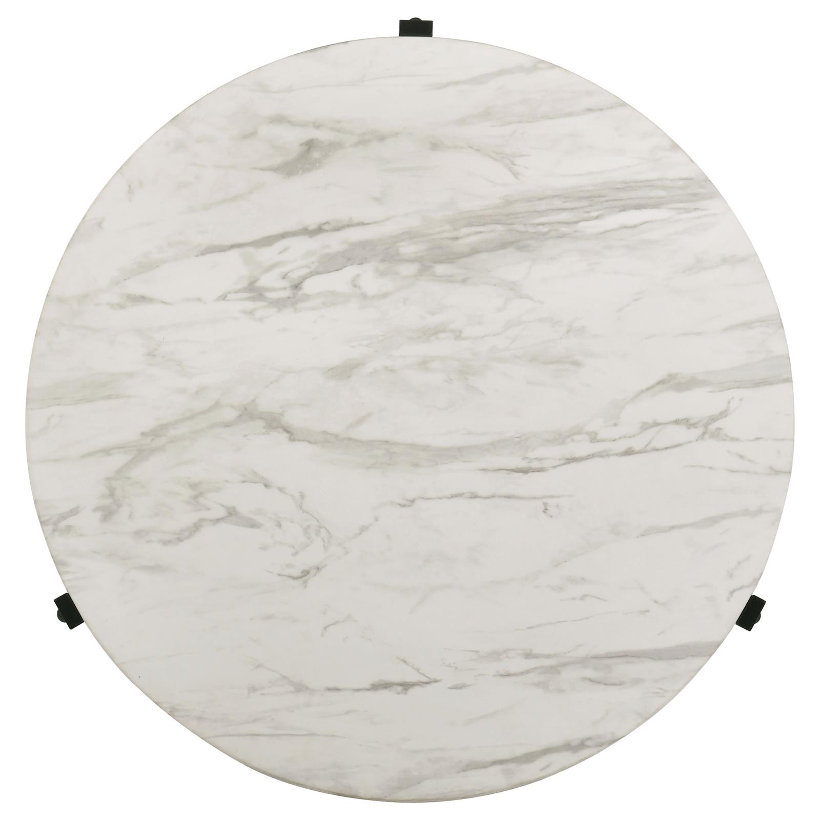 Tandi Round Faux Marble Coffee Table
