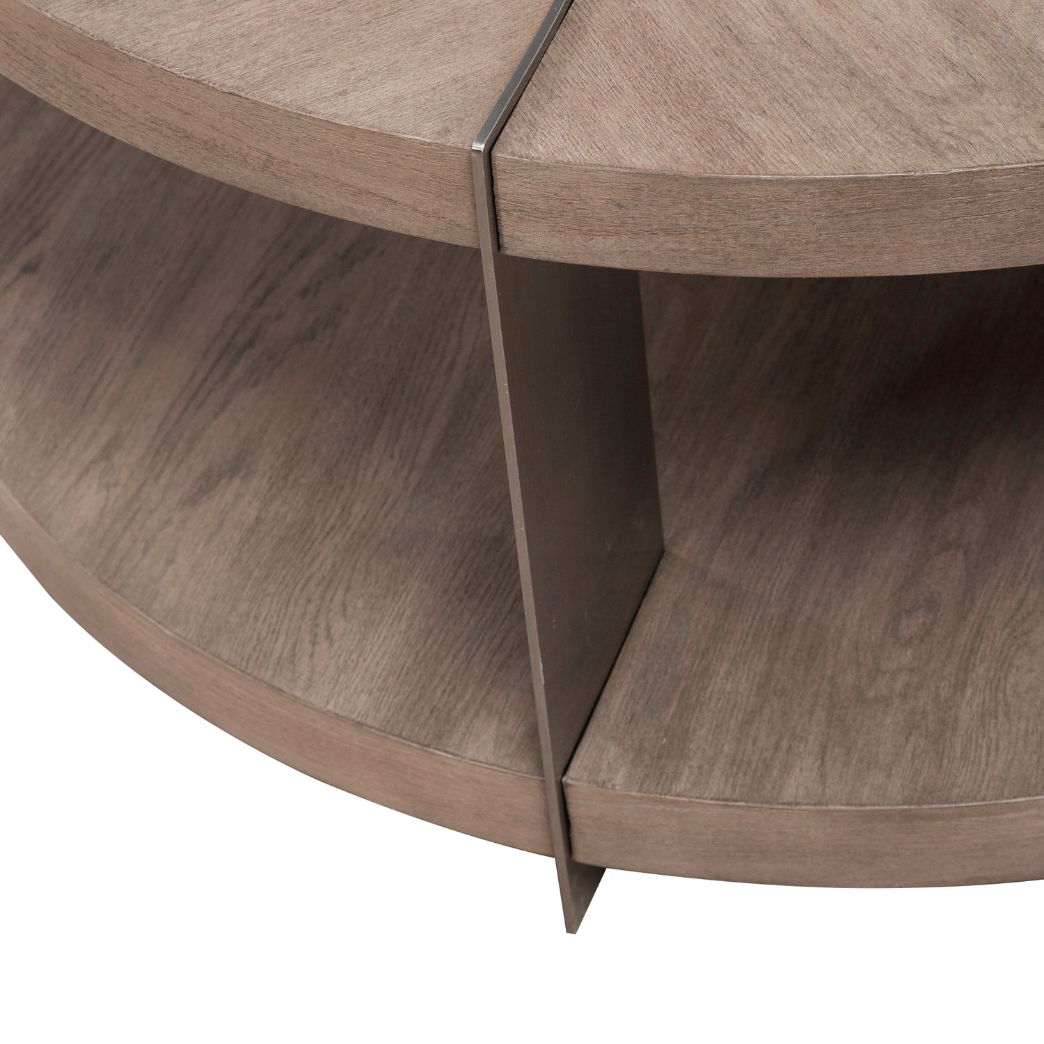 Harlow Round Cocktail Table Set – MDF & Metal