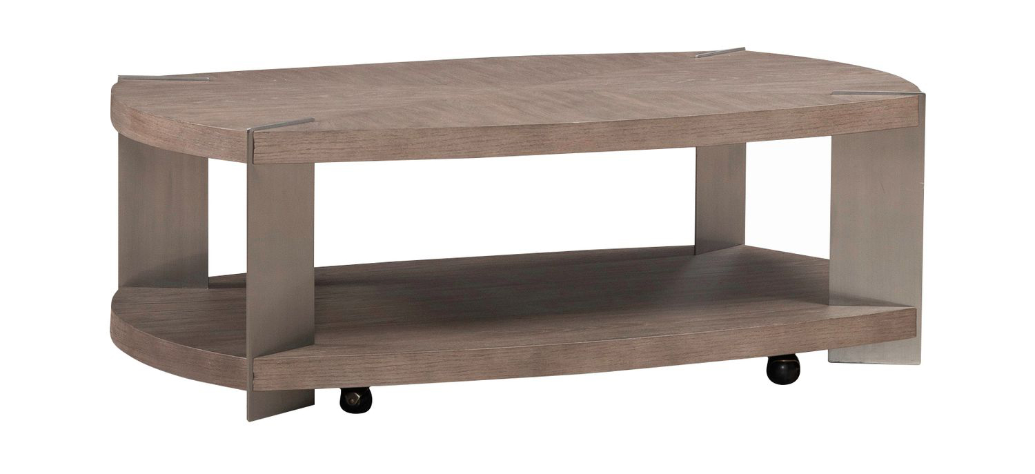 Harlow Round Cocktail Table Set – MDF & Metal