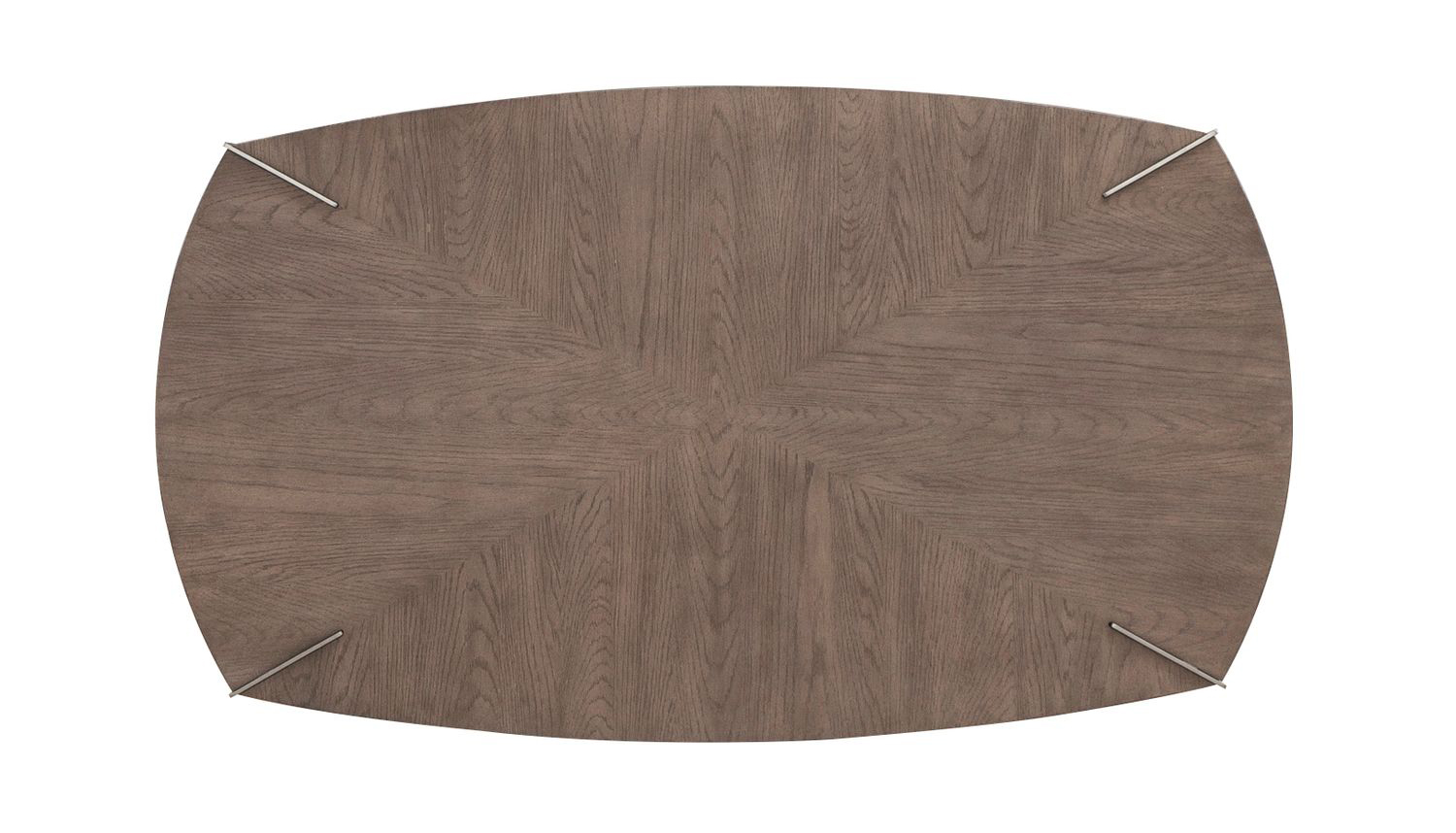 Harlow Oval MDF & Metal Cocktail Table Set – Modern