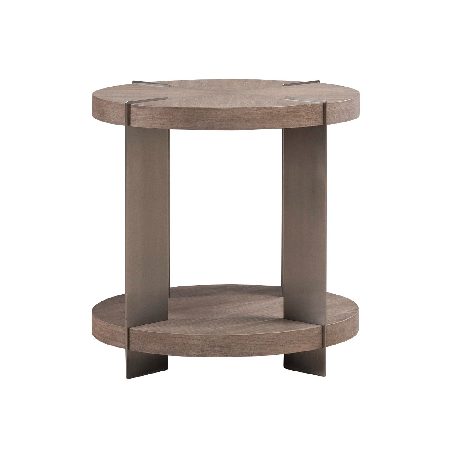 Harlow Oval MDF & Metal Cocktail Table Set – Modern
