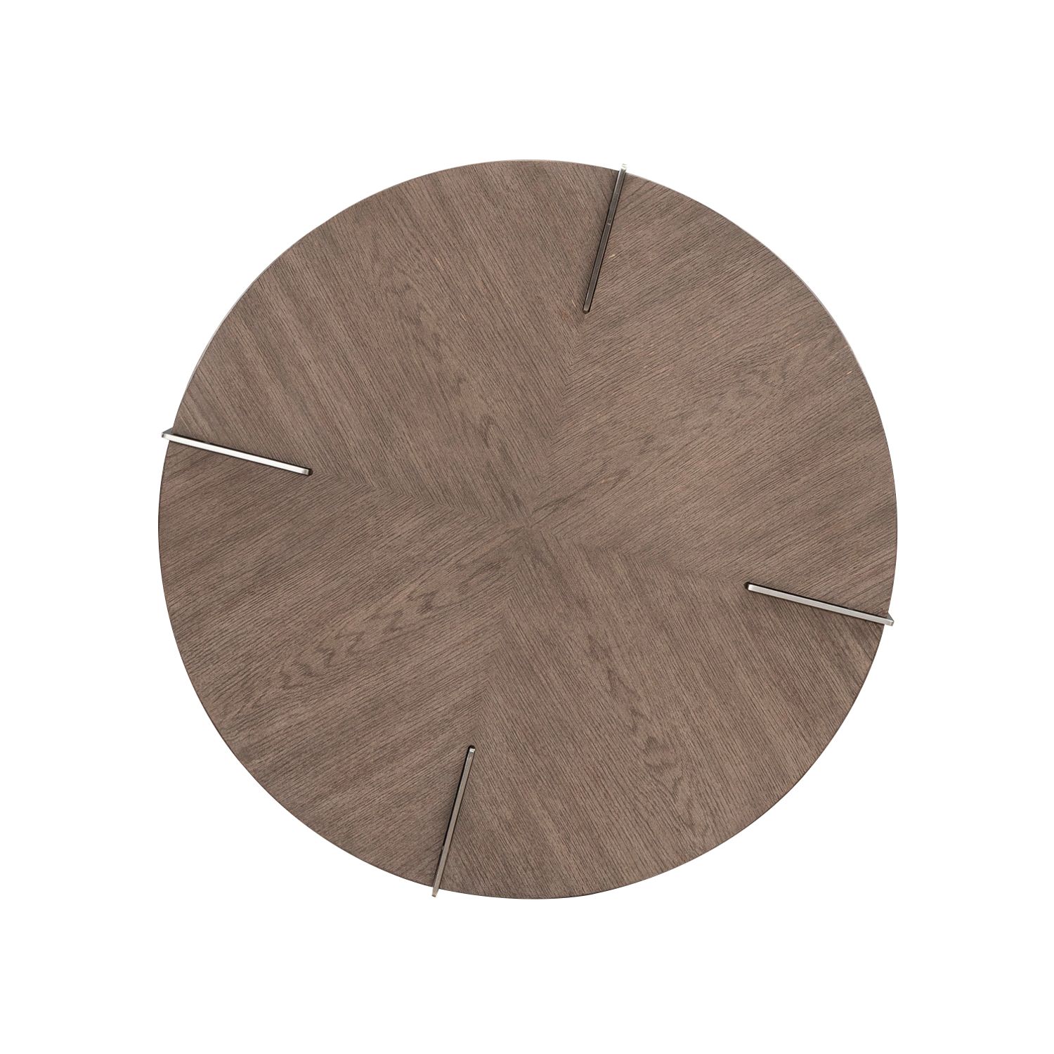 Harlow Oval MDF & Metal Cocktail Table Set – Modern