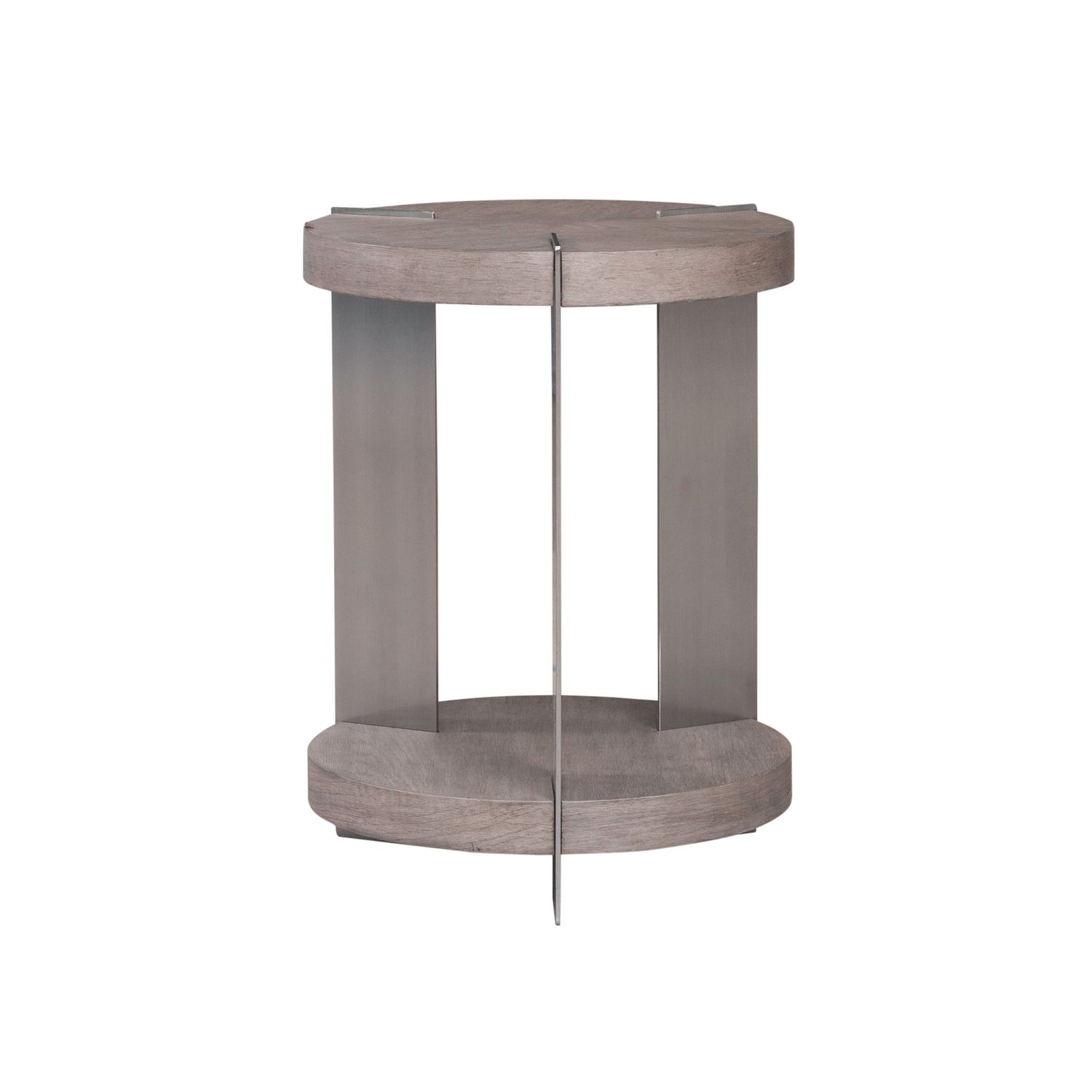 Harlow Oval MDF & Metal Cocktail Table Set – Modern
