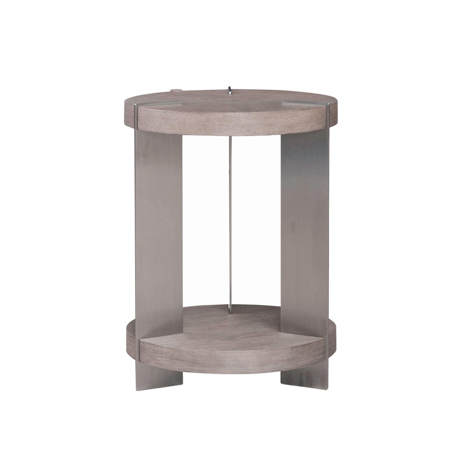 Harlow Oval MDF & Metal Cocktail Table Set – Modern