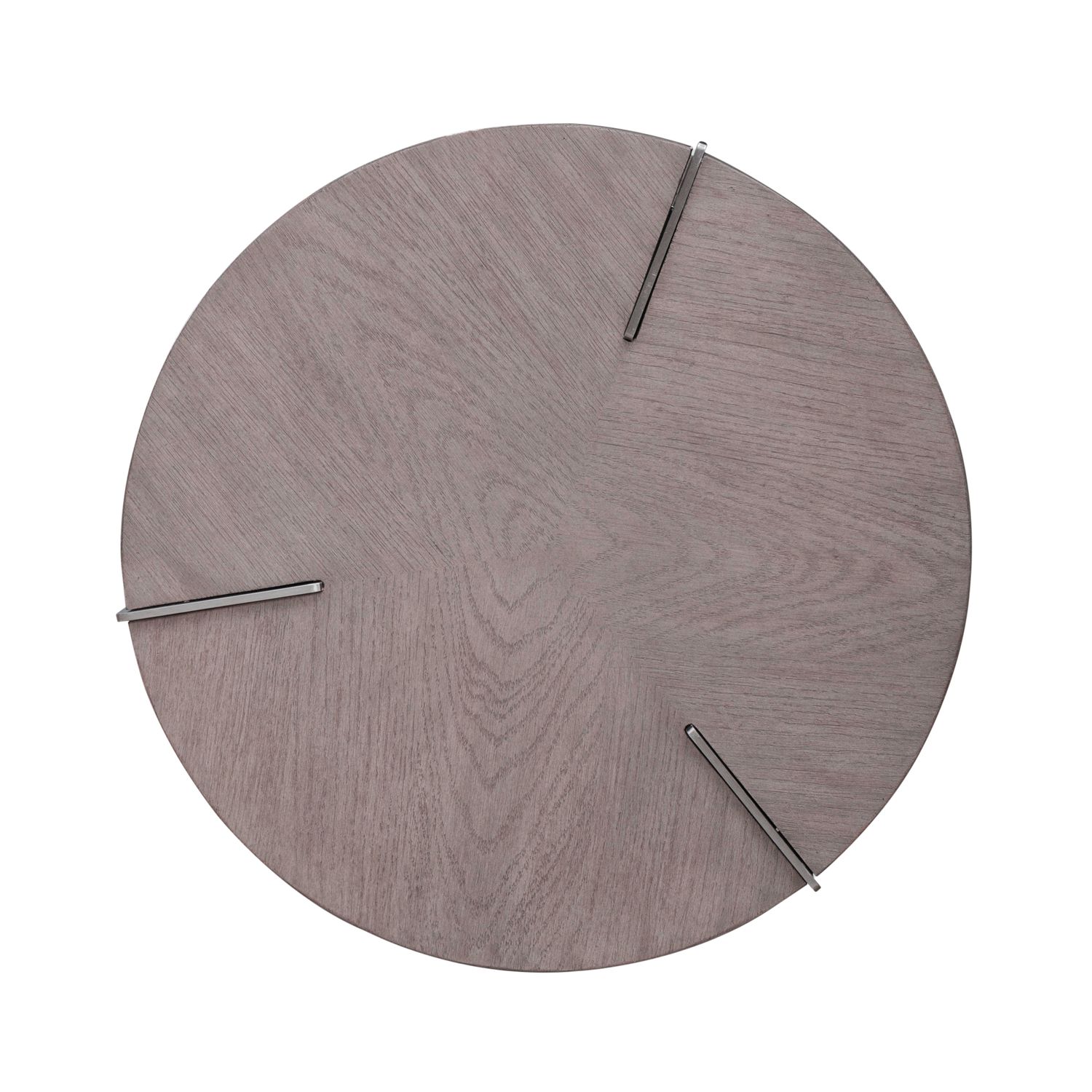 Harlow Oval MDF & Metal Cocktail Table Set – Modern