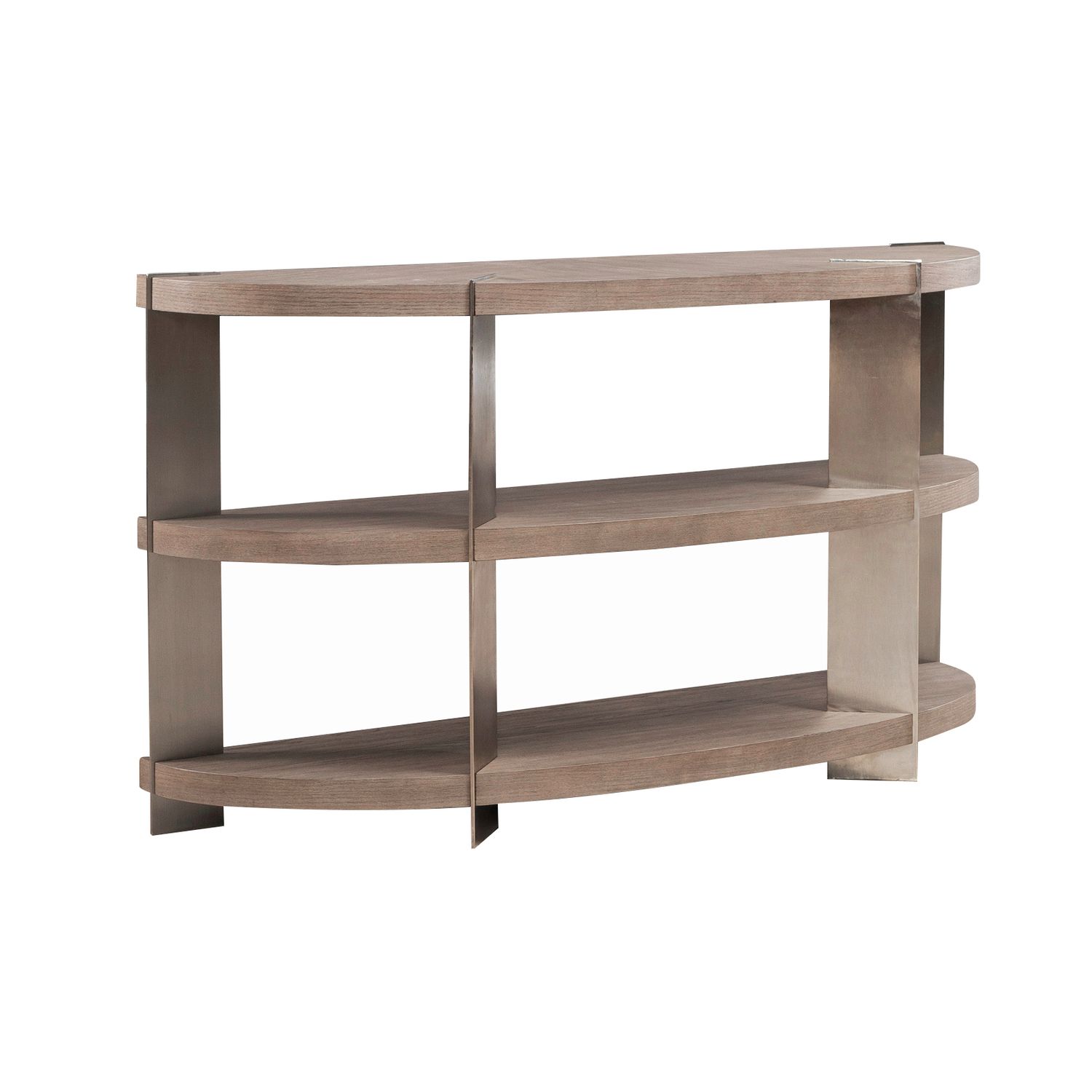 Harlow Oval MDF & Metal Cocktail Table Set – Modern