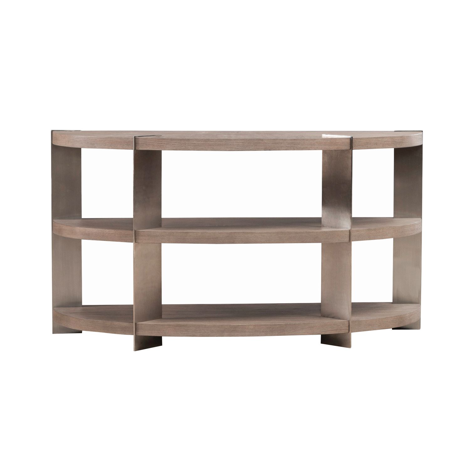 Harlow Oval MDF & Metal Cocktail Table Set – Modern