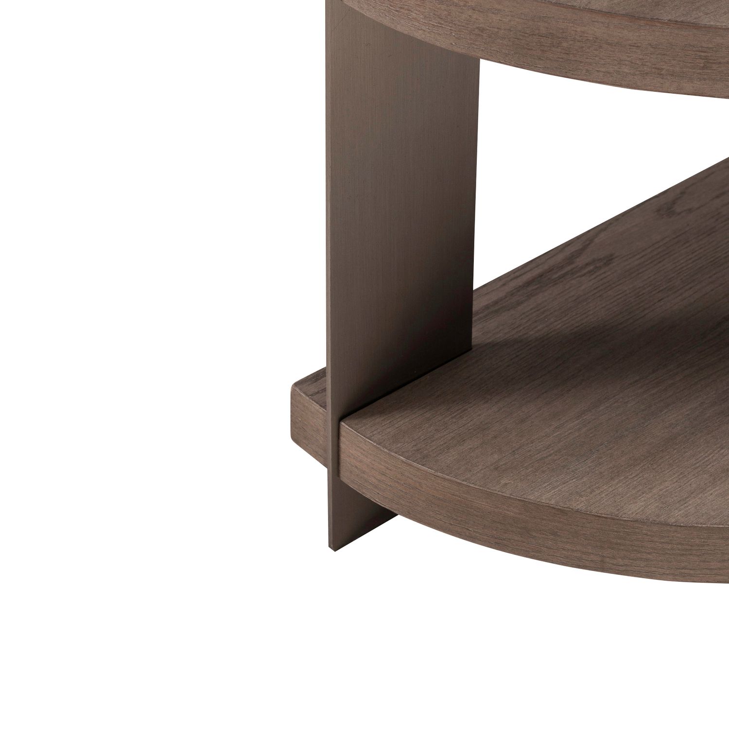 Harlow Oval MDF & Metal Cocktail Table Set – Modern