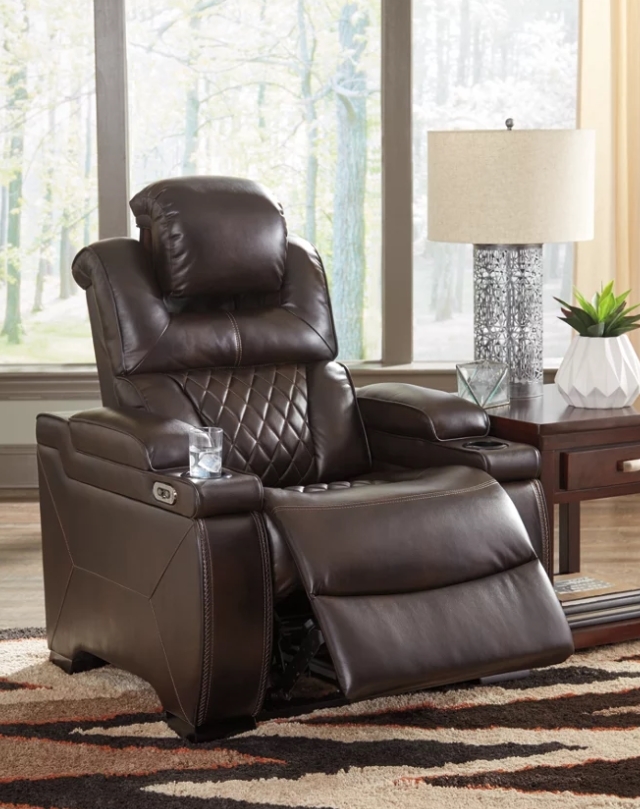 Ashley Warnerton Leatherette Dual Power Chair