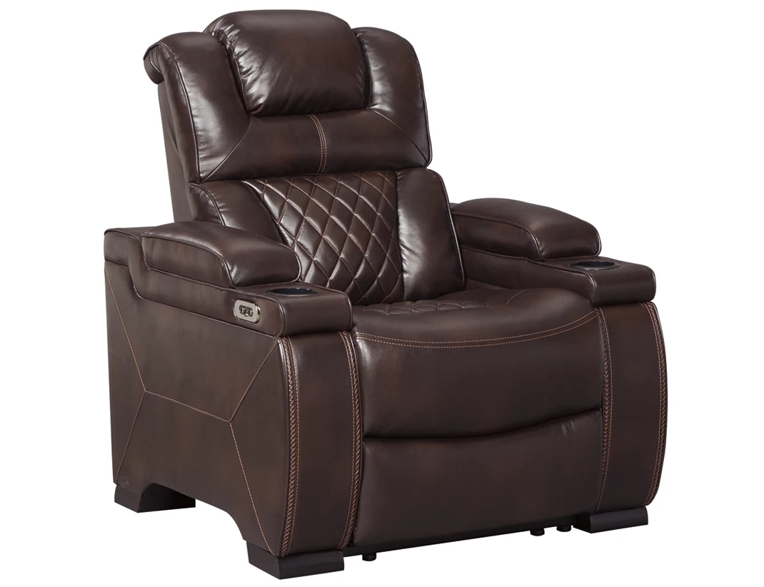 Ashley Warnerton Leatherette Power Chair