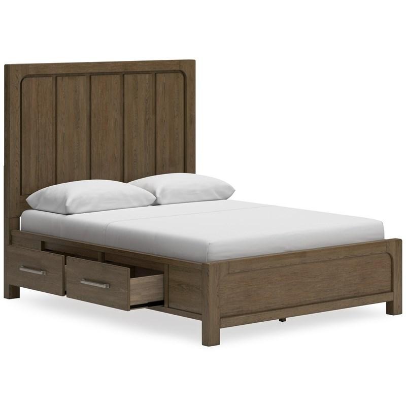 SM Cabalynn Wood Panel Bed w2 Drawers