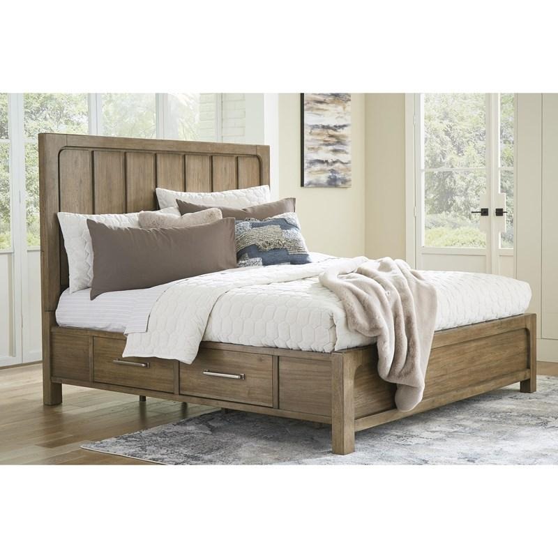 SM Cabalynn Wood Panel Bed w2 Drawers