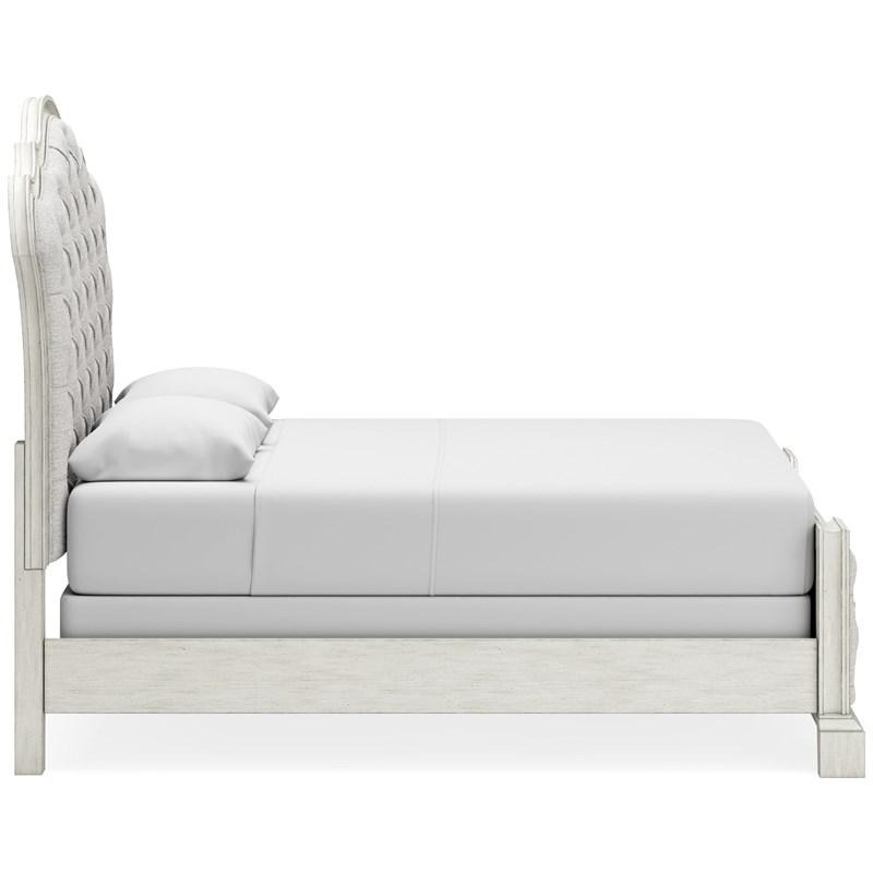 SM Arlendyne Wood Upholstered Panel Bed