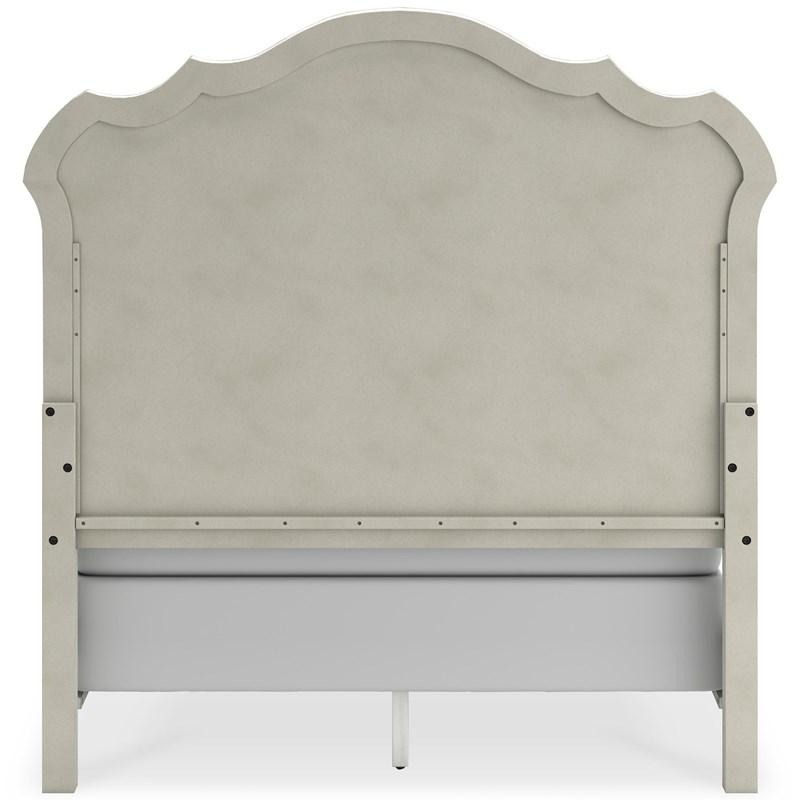 SM Arlendyne Wood Upholstered Panel Bed