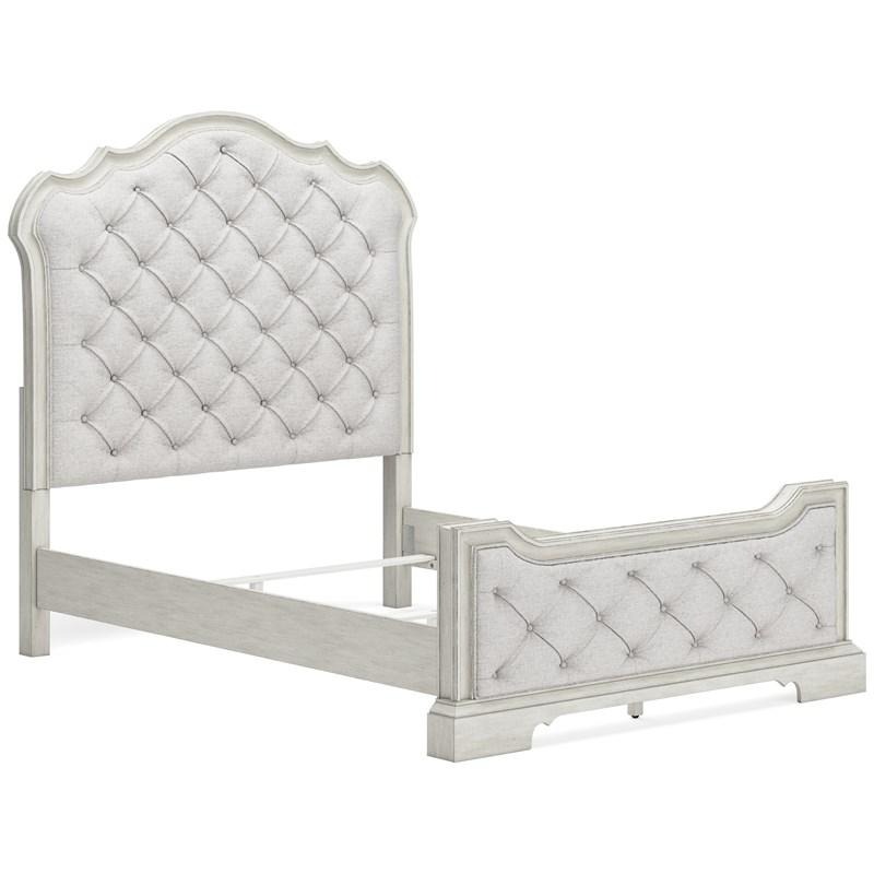 SM Arlendyne Wood Upholstered Panel Bed