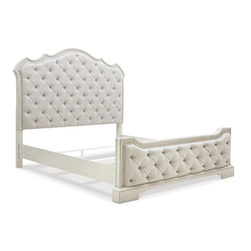SM Arlendyne Wood Upholstered Panel Bed