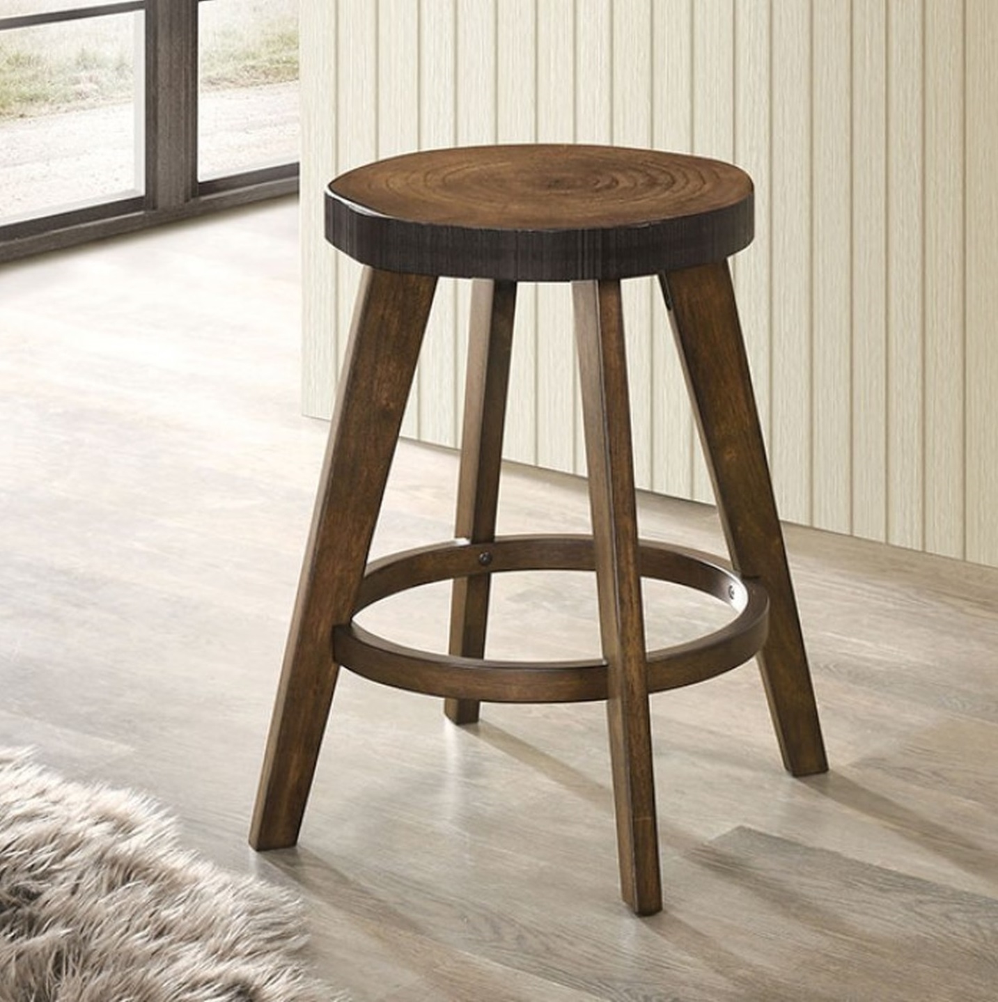 Missoula 4-Piece Wood Counter Height Dining Set w/USB Charger