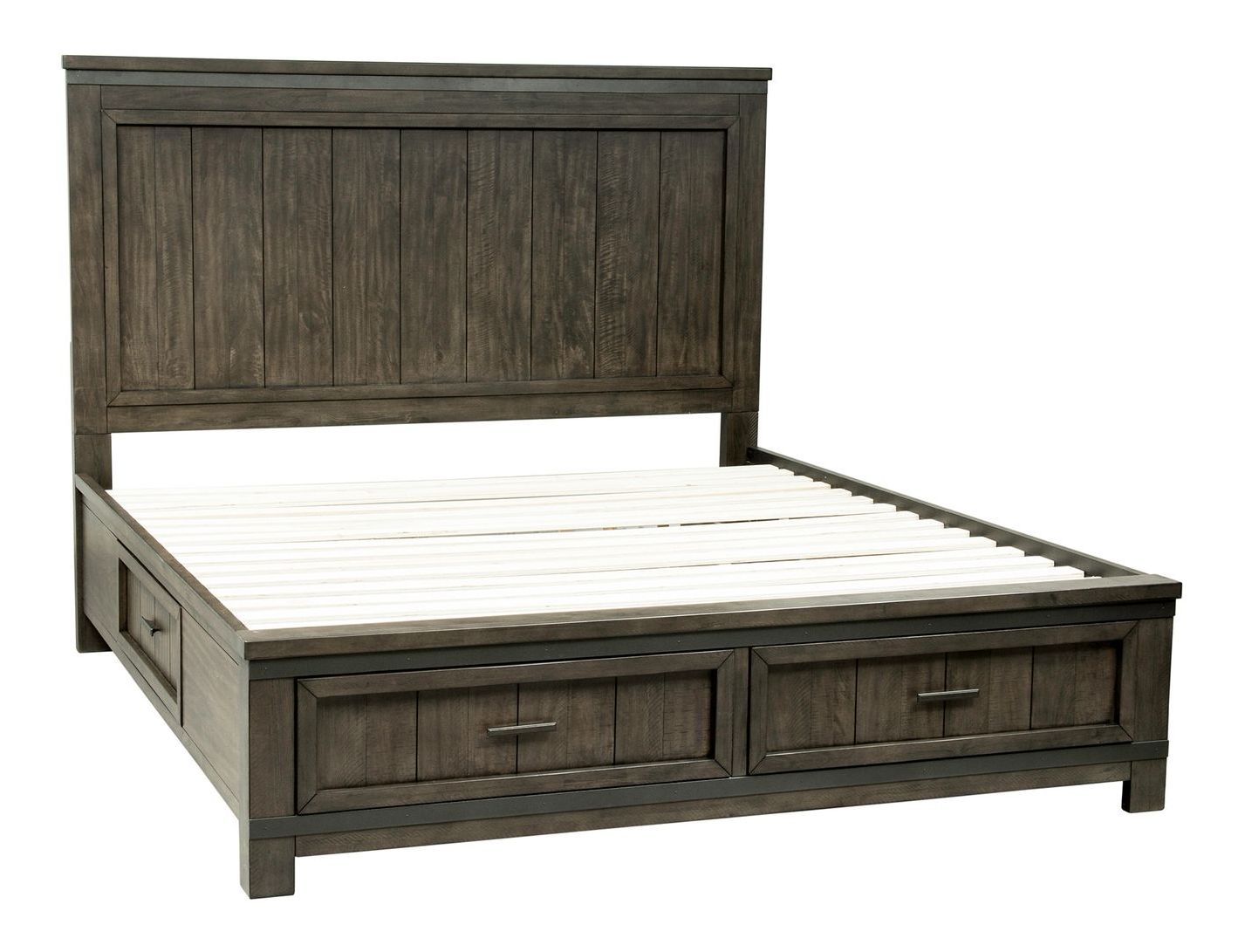 Thornwood Hills Storage Bedroom Set | Rustic Industrial